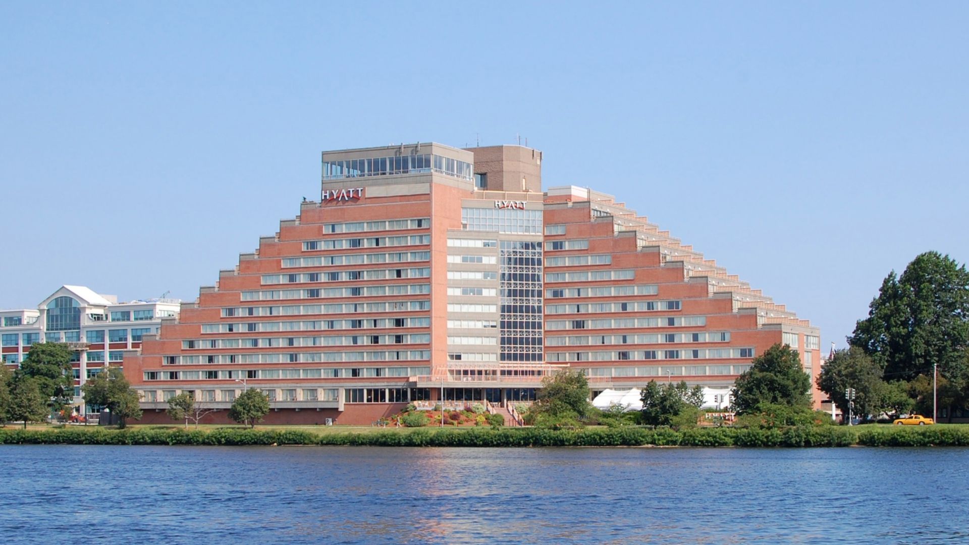 Hyatt Regency hotel on the Charles River, Cambridge, MA