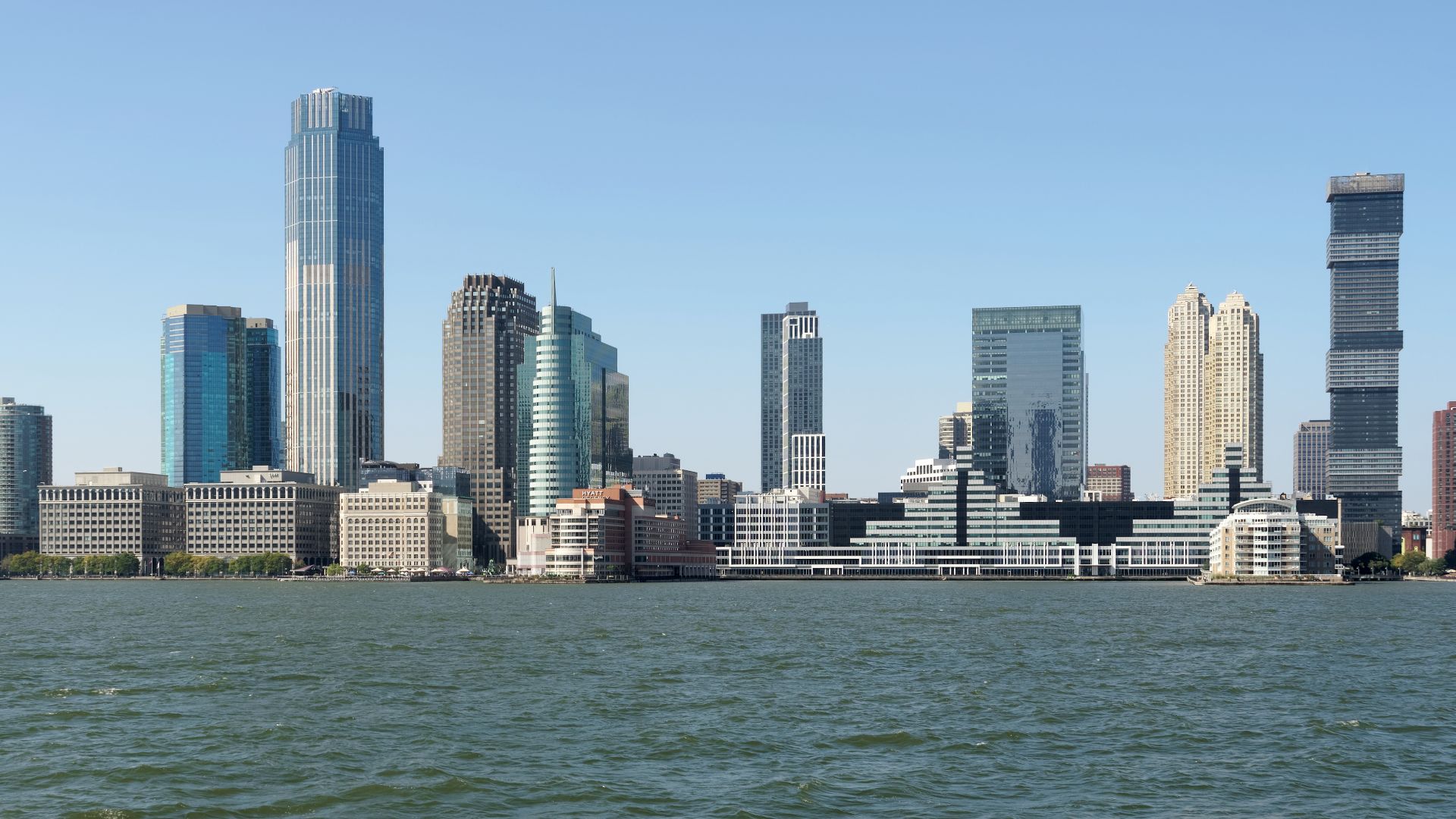 Jersey City, New Jersey - view from the Hudson River