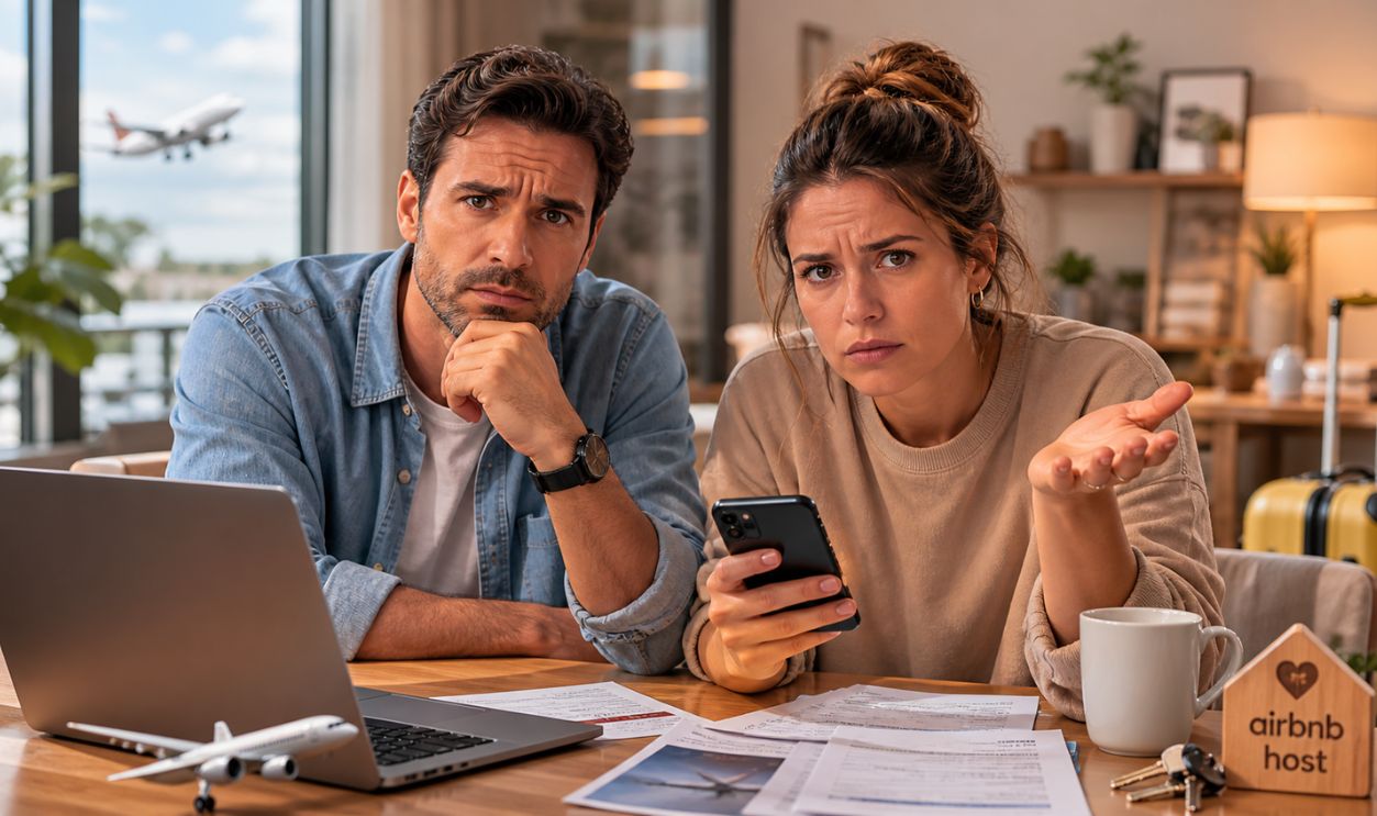 Frustrated duo dealing with airline claim