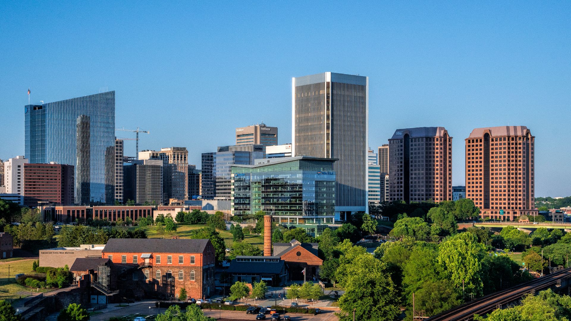 A downtown view of Richmond, VA
