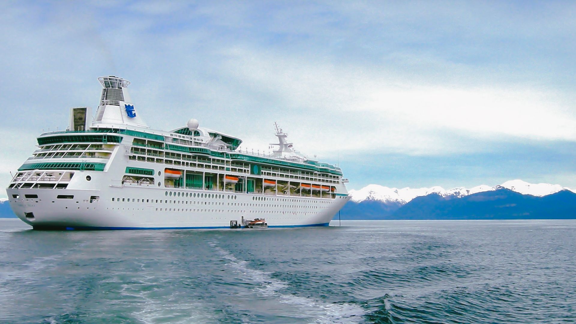 Vision of The Seas cruise ship by Royal Caribbean International, in Alaska