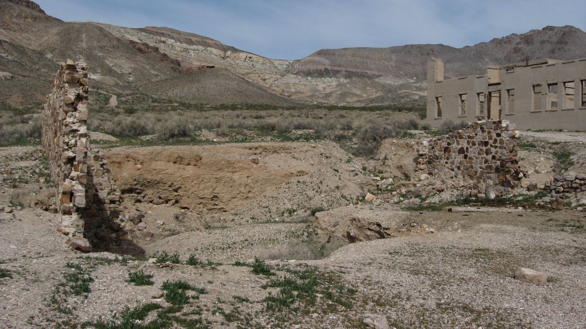 ruins at Rhyolite, Nevada