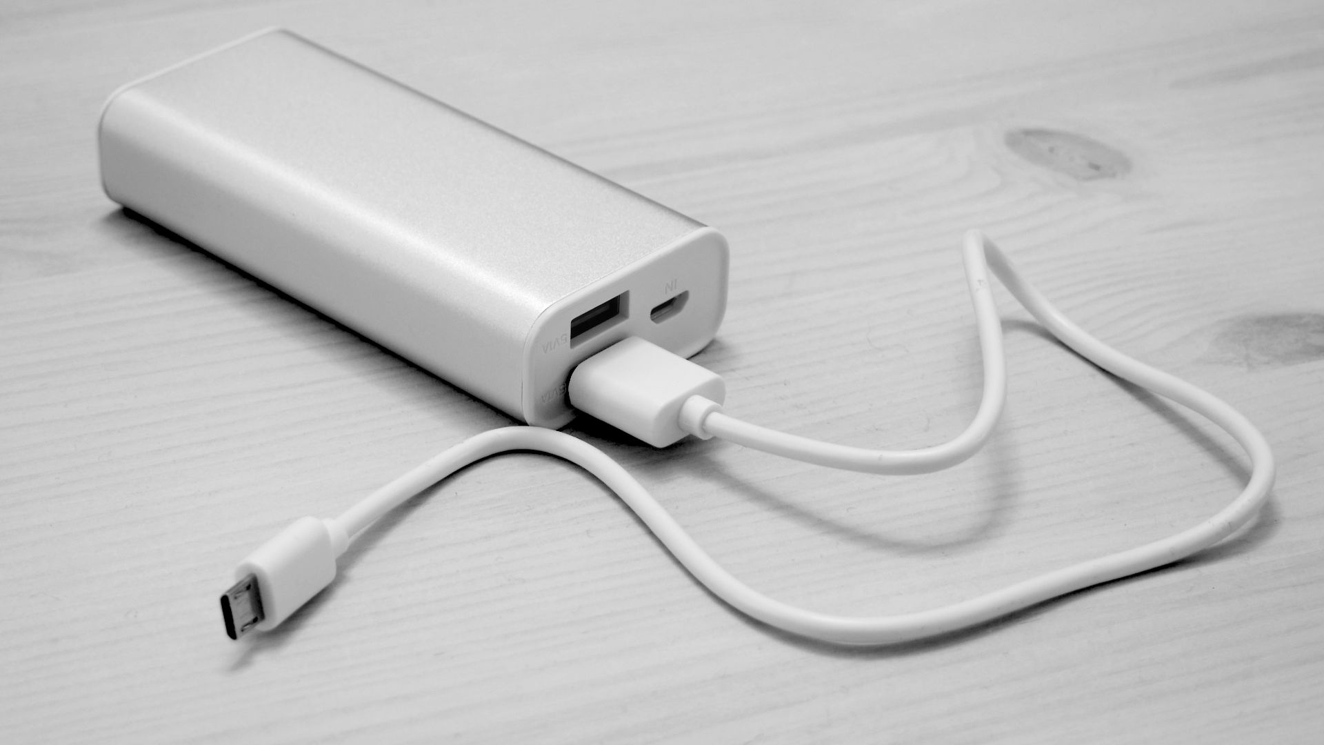 Portable power bank for smartphone.