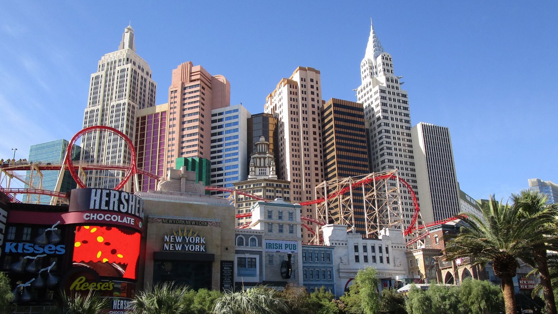 NEW YORK - NEW YORK, located at 3790 South Las Vegas Boulevard, a top-attraction is the roller coaster