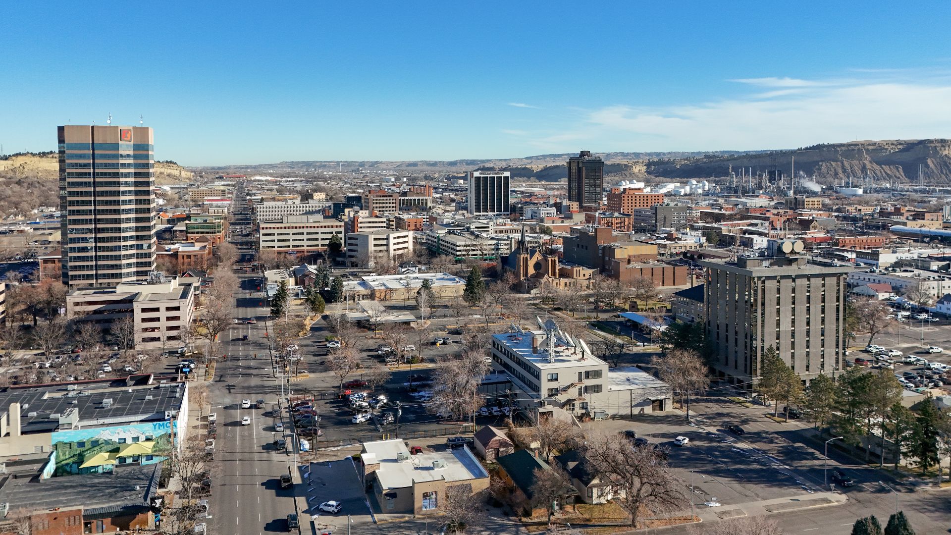 Billings, Montana skyline in 2024