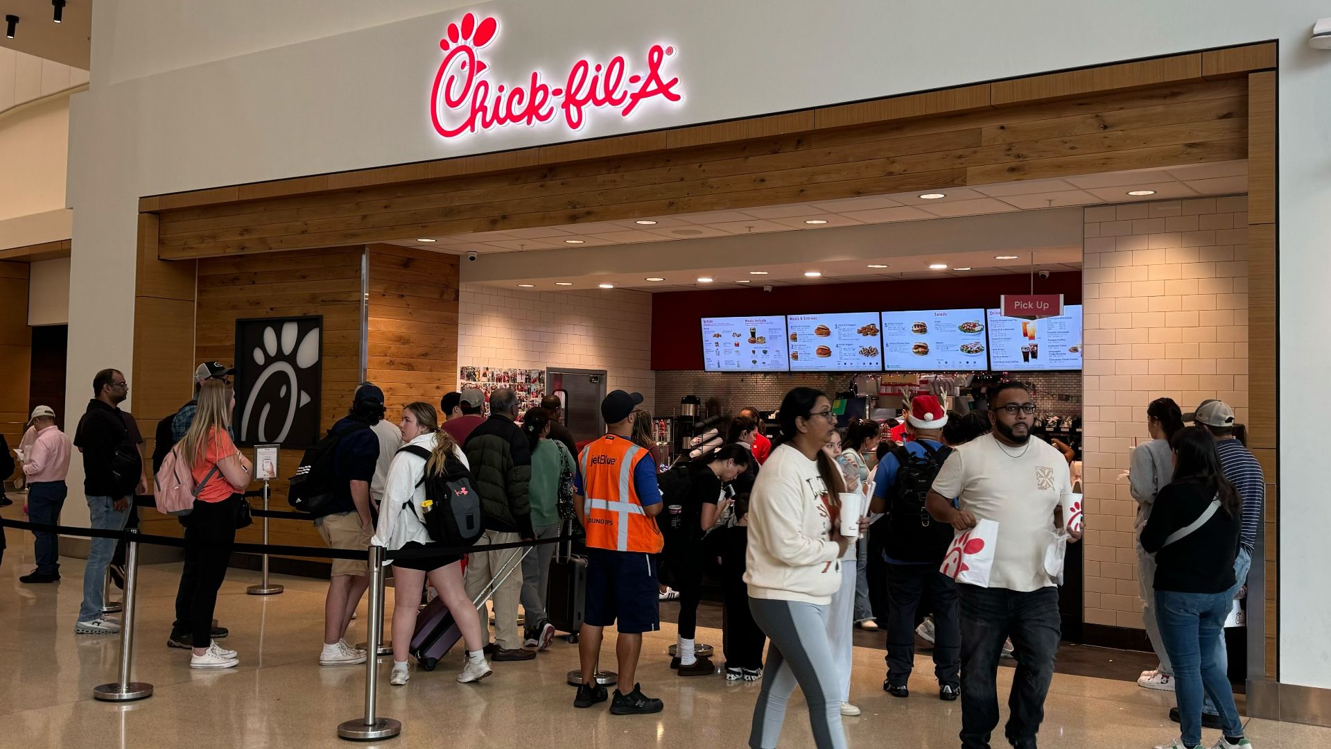 Chick-fil-A in Terminal C of the Orlando International Airport.