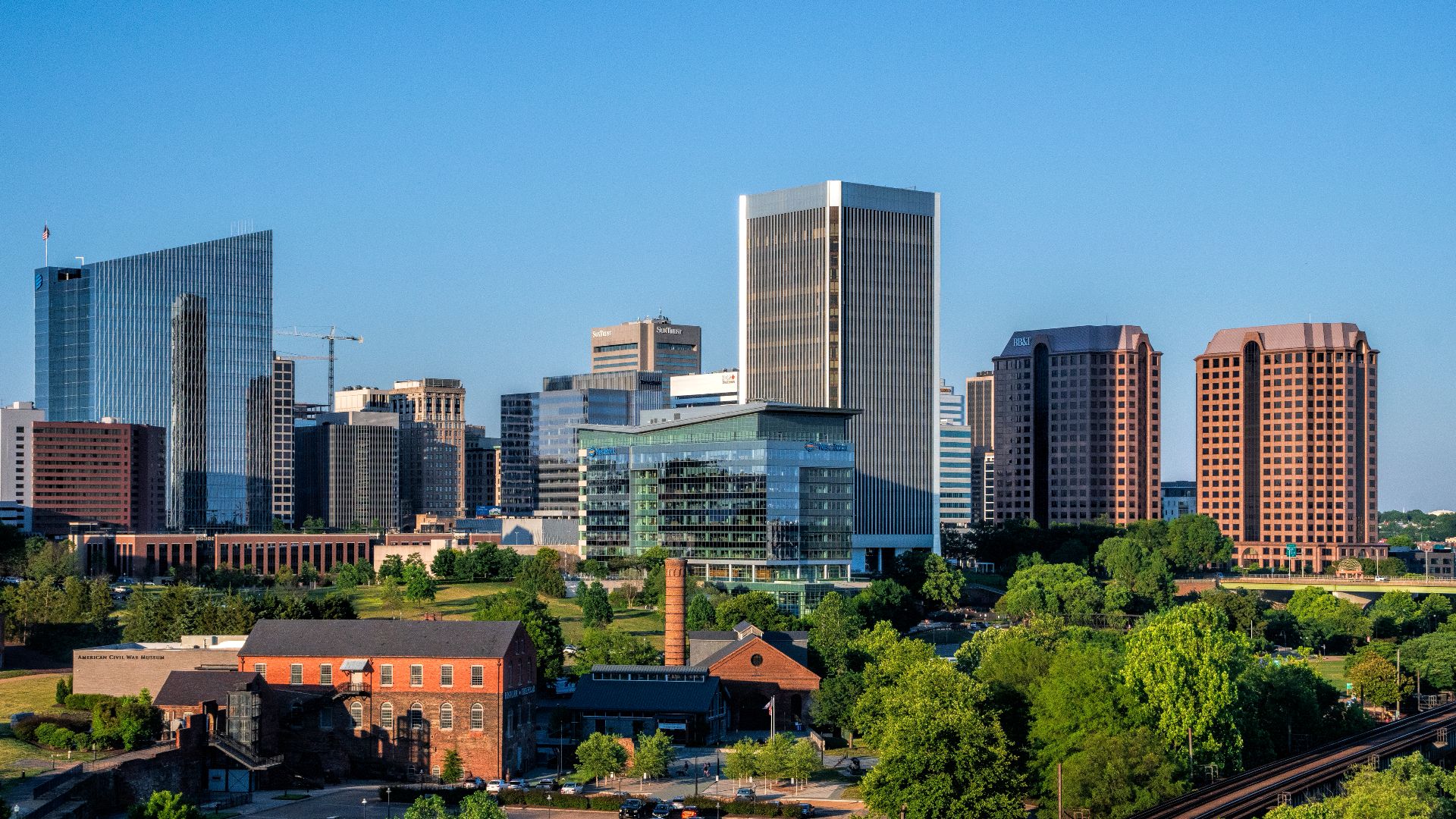 A downtown view of Richmond, VA