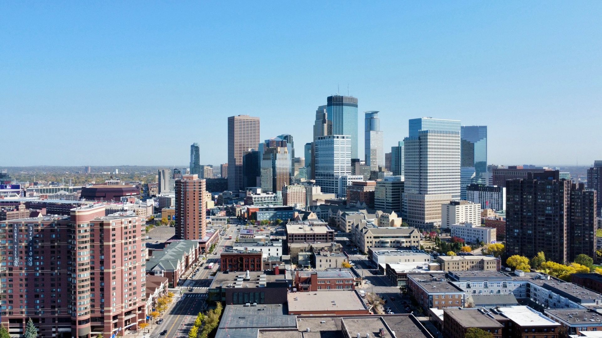 Minneapolis, Minnesota on DJI Mini 4K