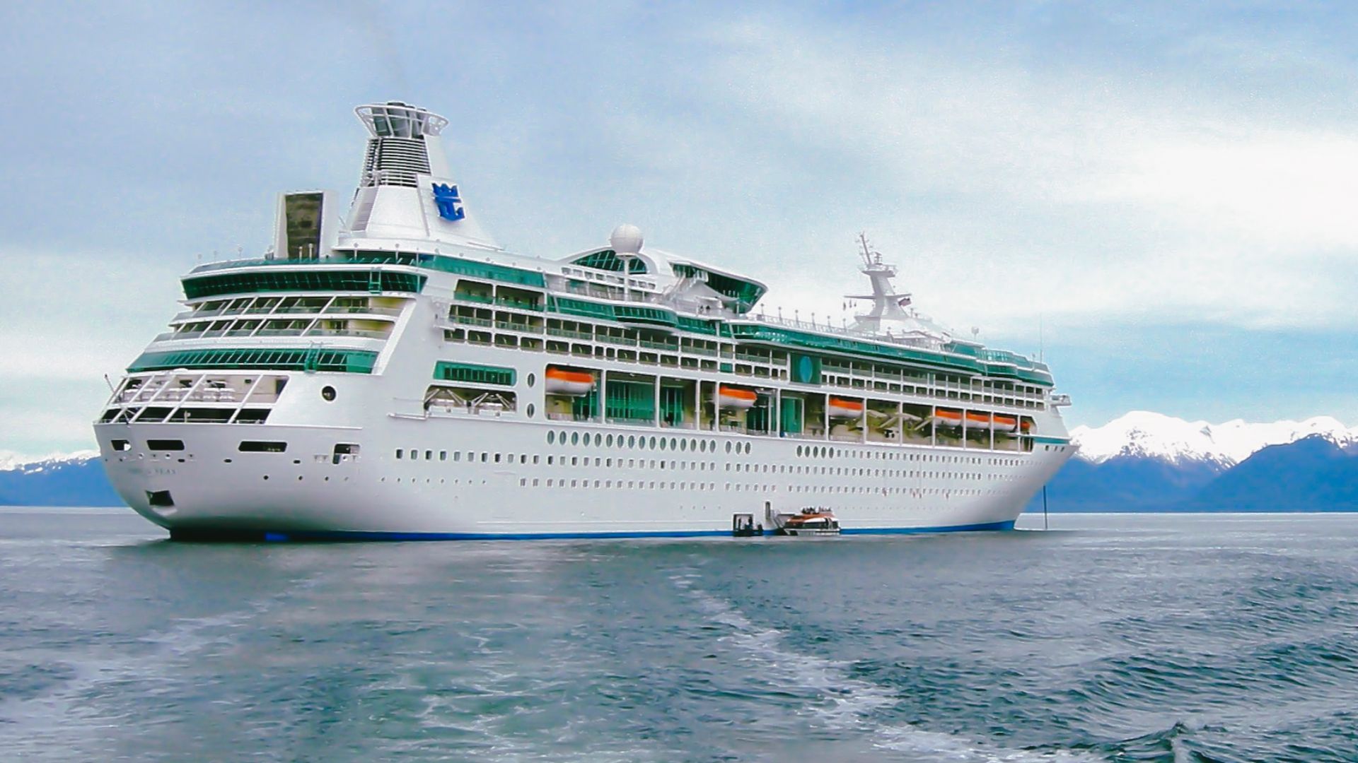 Vision of The Seas cruise ship by Royal Caribbean International, in Alaska