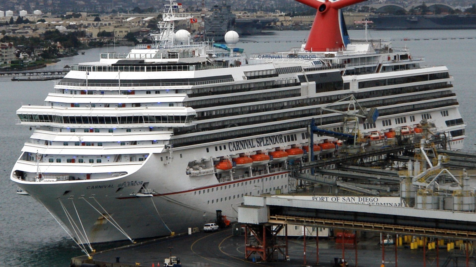 The cruise ship