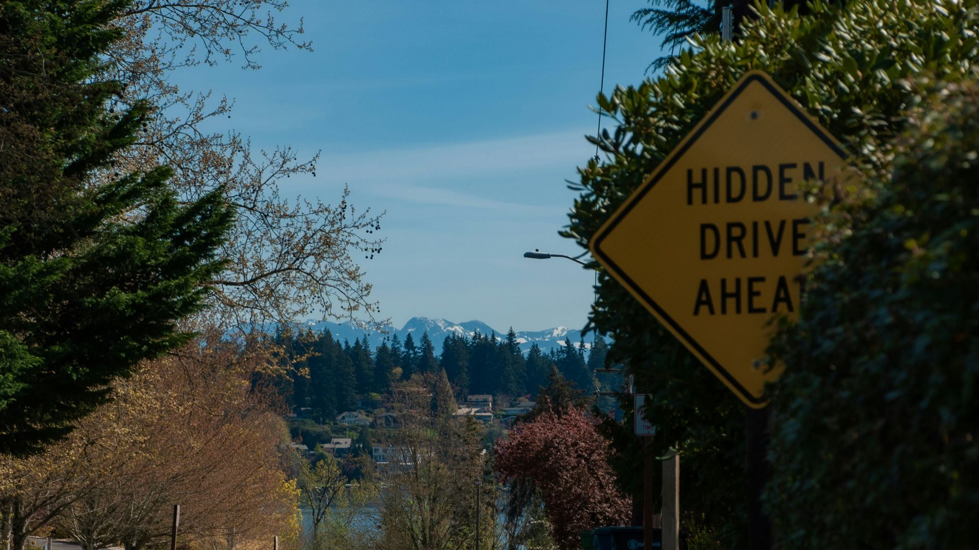 A street sign on the side of a road