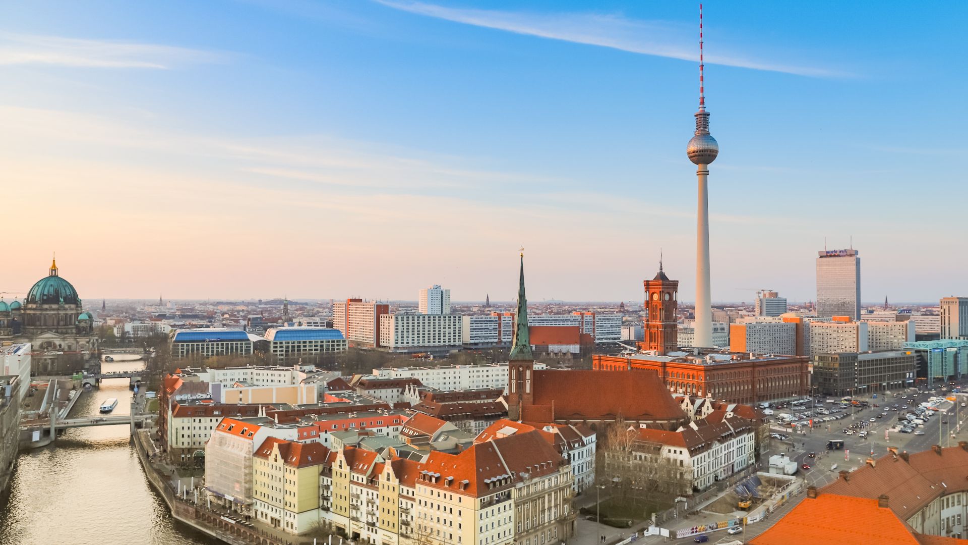 Aerial view of Berlin