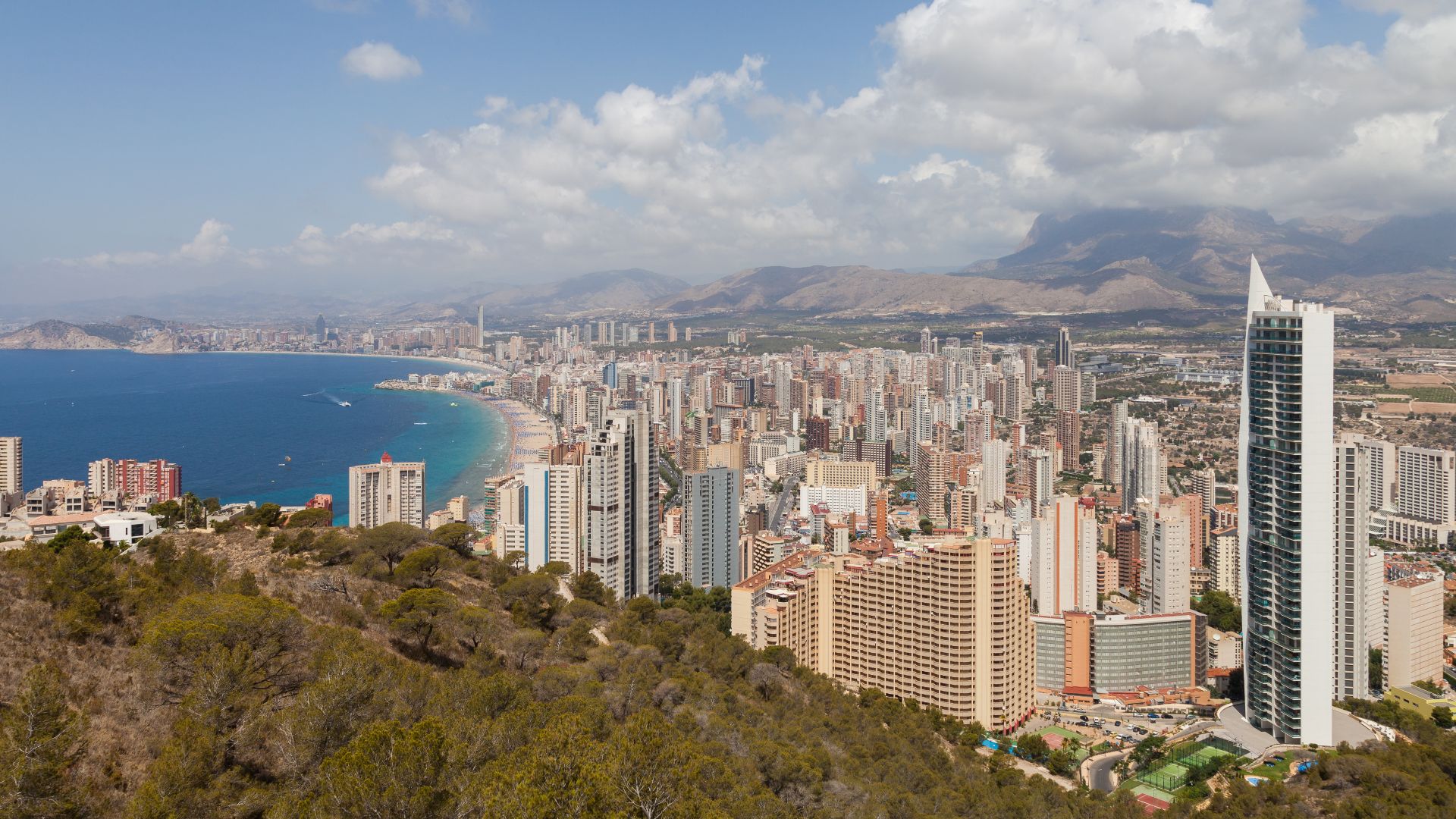 View of Benidorm, Spain