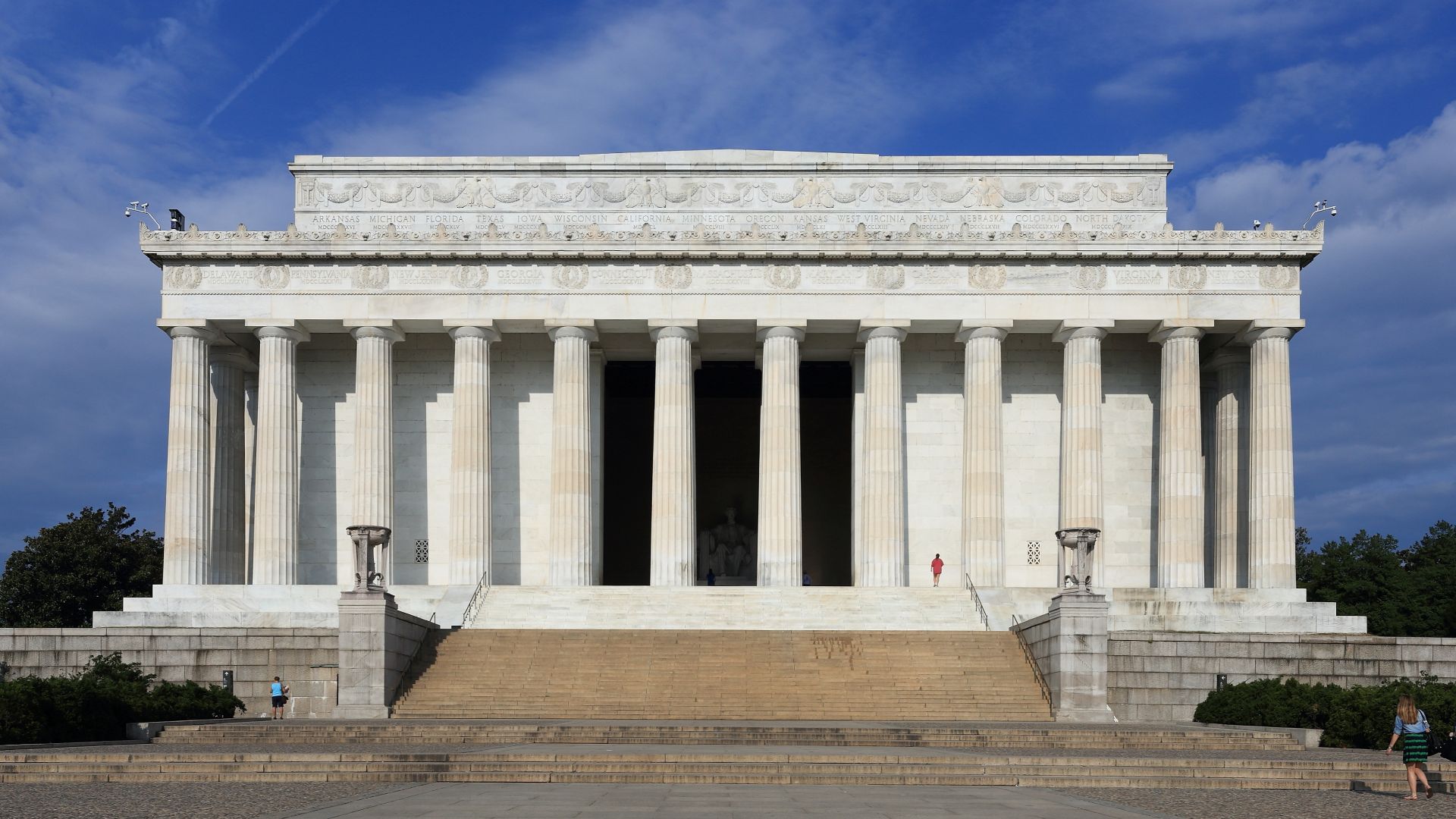 Lincoln Memorial, east side.