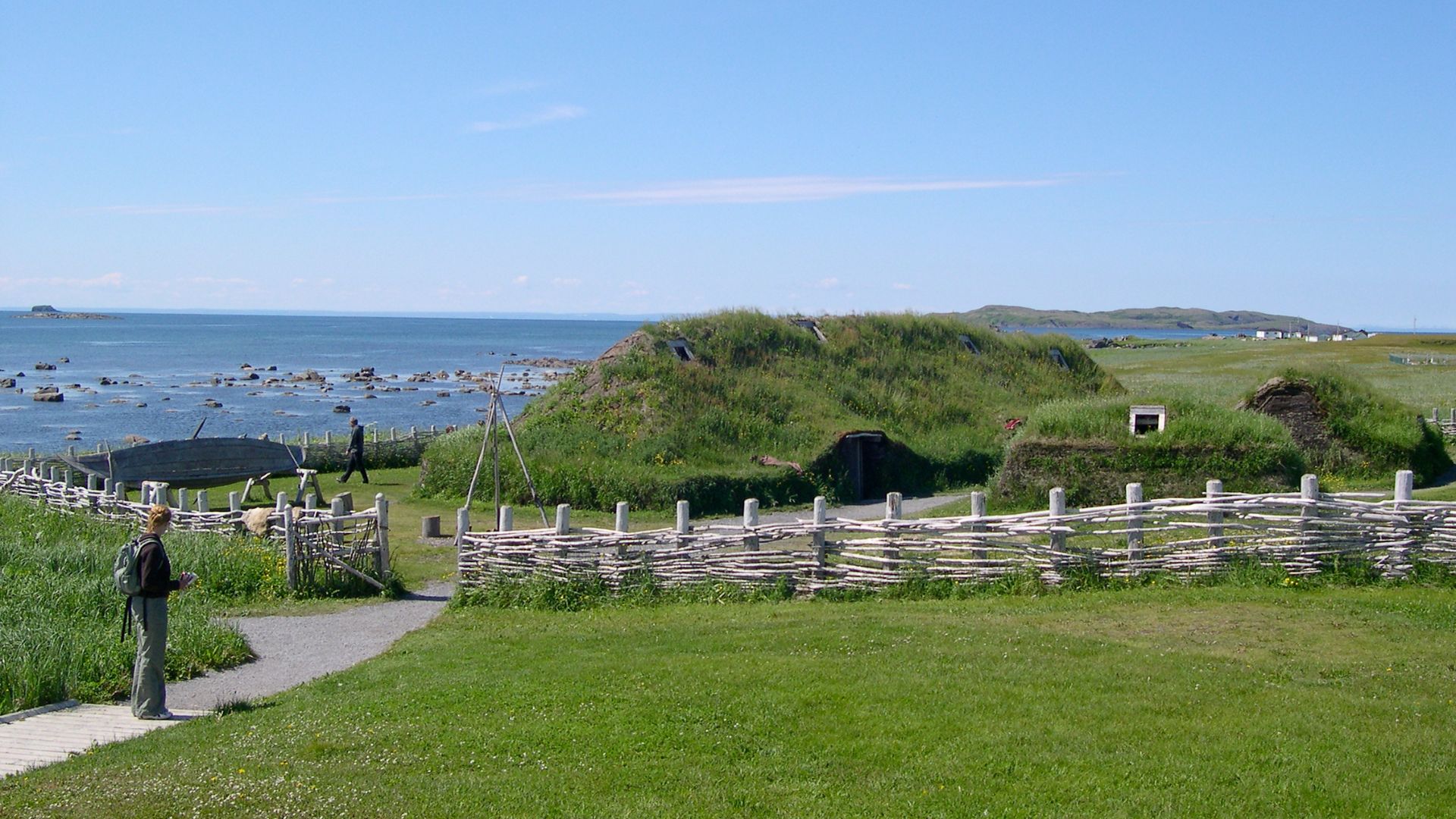 Authentic Viking recreation, Newfoundland, CanadaJuly 17 - 30, 2003
