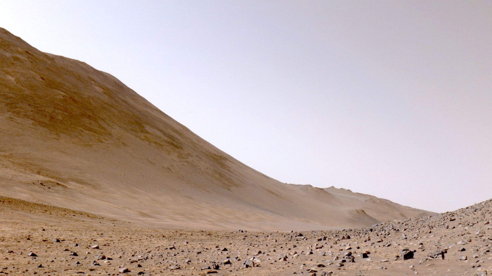 Panorama image from NASA/JPL-Caltech Perseverance Rover at Sapphire Canyon sample site