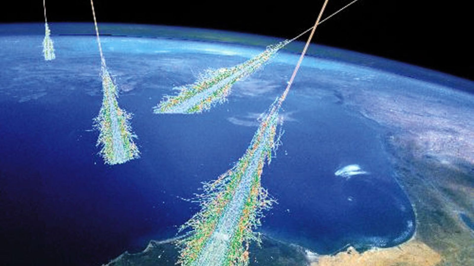 It is now known that most cosmic rays are atomic nuclei. Most are hydrogen nuclei, some are helium nuclei, and the rest heavier elements. The relative abundance changes with cosmic ray energy -- the highest energy cosmic rays tend to be heavier nuclei. Al