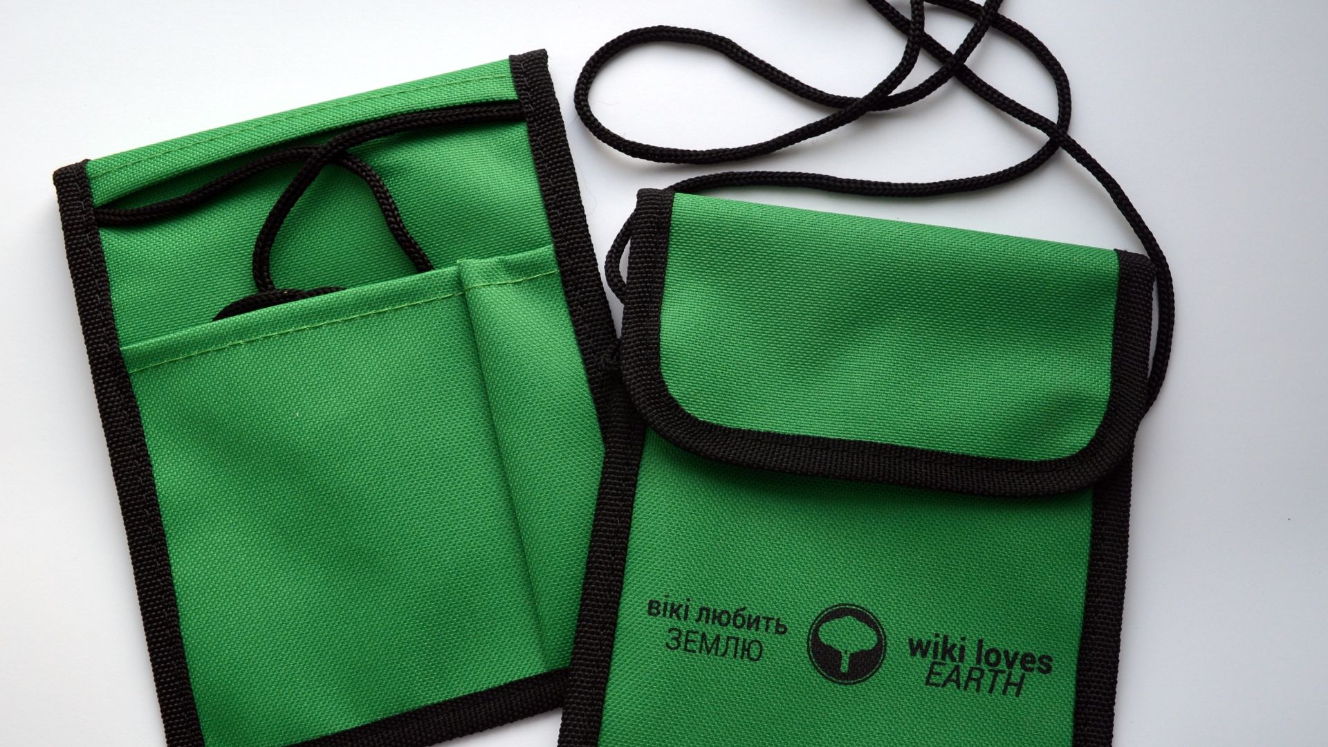 Neck Wallet with Wiki Loves Earth Logo