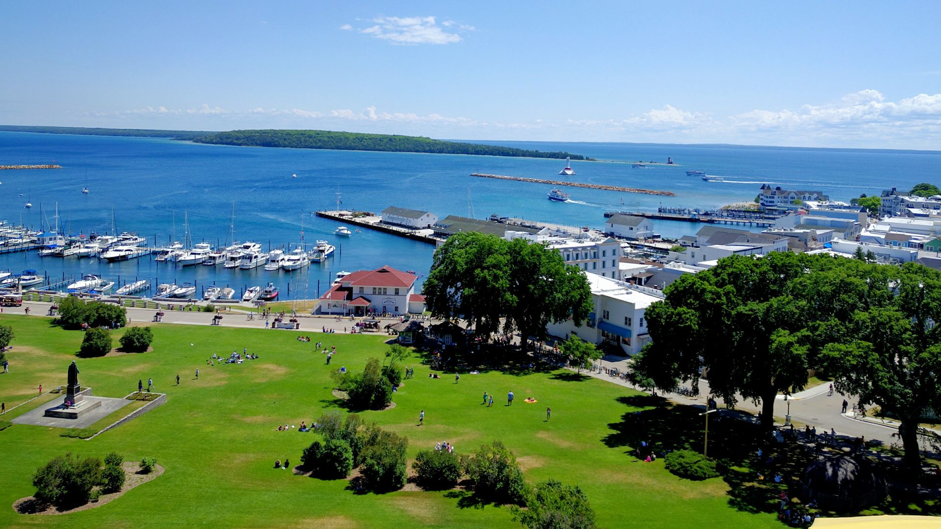 File:Mackinac Island-View from Fort Mackinac.jpg