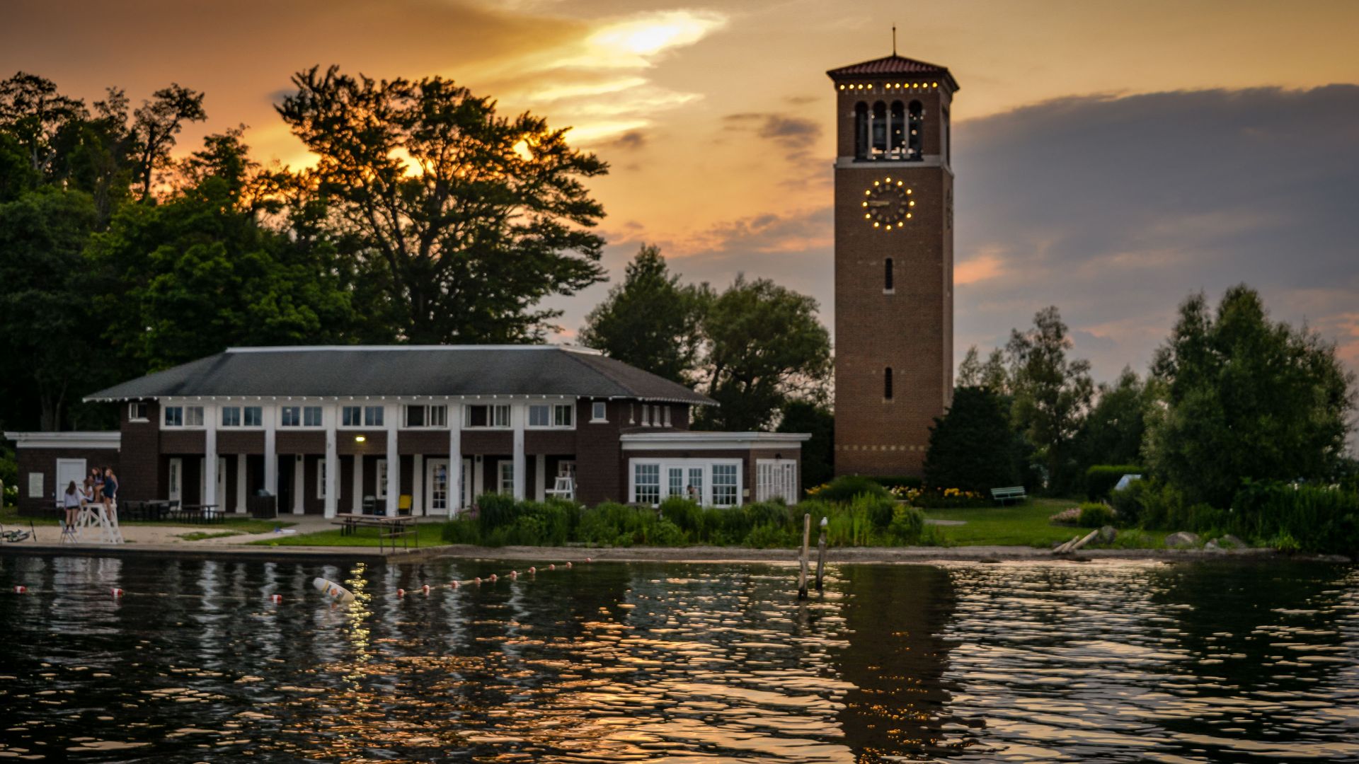 The Miller Bell Tower presides over Chautauqua Lake at Chautauqua Institution as a Chautauqua icon and has done much in its singular way to represent and promote the Institution. Dedicated on Aug. 1, 1911
