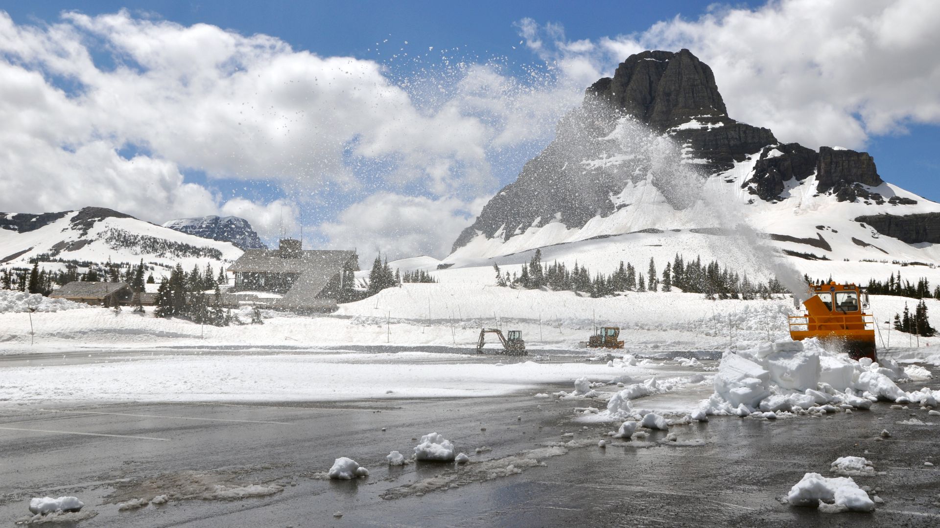 A recent snowstorm brought nearly 3 feet of snow near Logan Pass in Glacier National Park, and road crews are still working hard on opening the Going-to-the-Sun Road. Large June snowstorms like this one used to be more common in the northern Rockies, but 