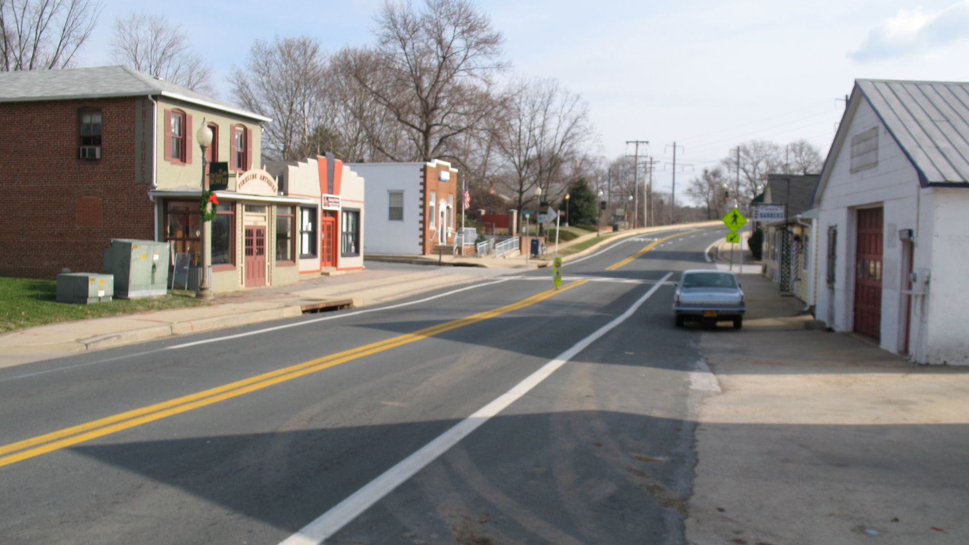 MD 564 between Maple Avenue and Chapel Avenue, old Bowie, Maryland