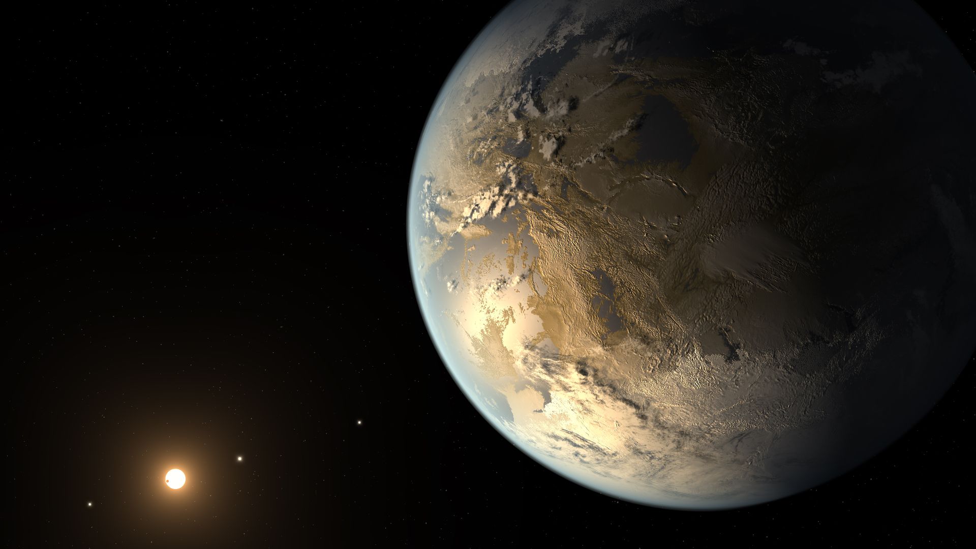 NASA's Kepler Discovers First Earth-Size Planet In The 'Habitable Zone' of Another Star
April 17, 2014
For more information about the Kepler mission, visit:

http://www.nasa.gov/kepler