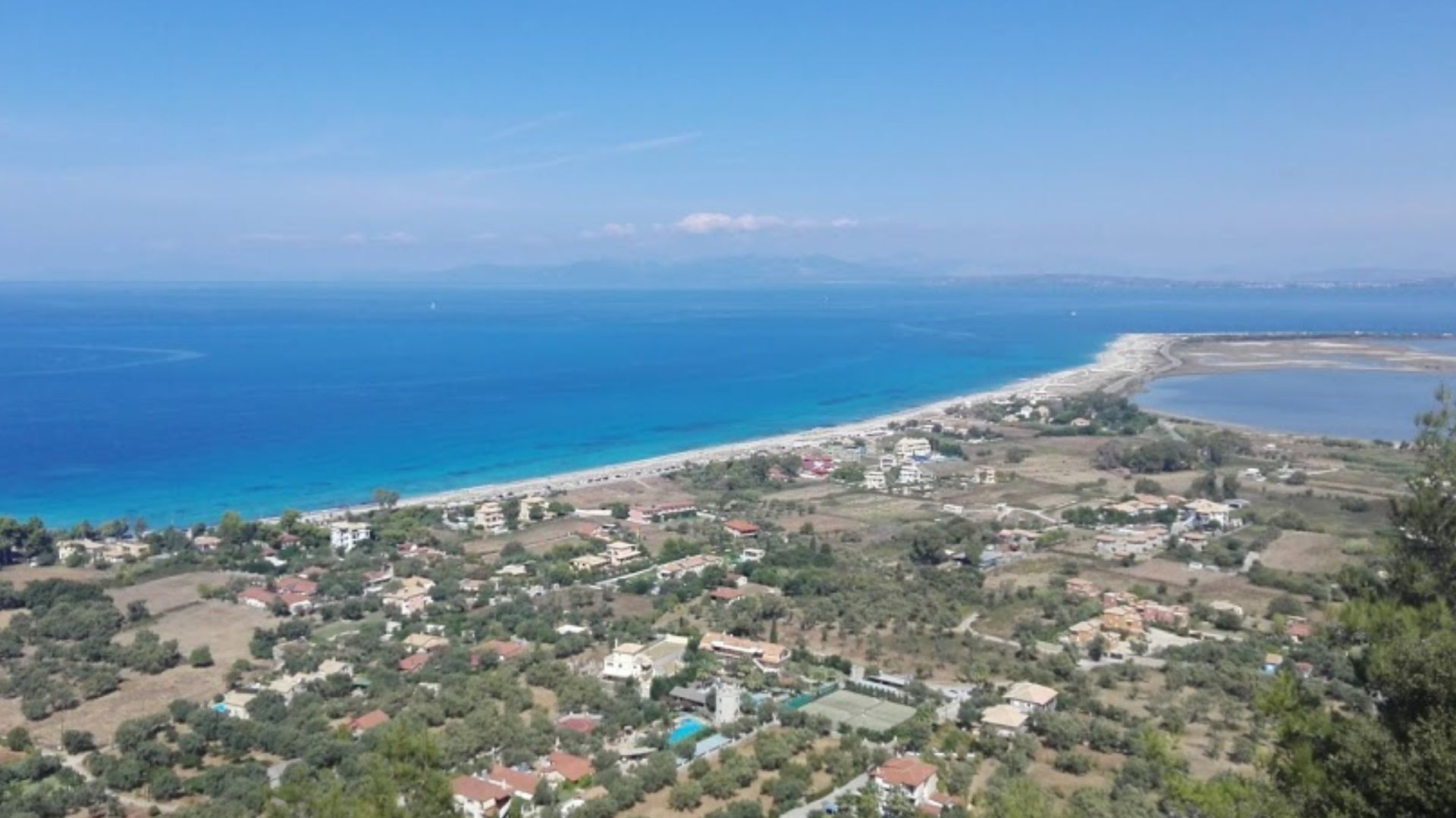 Lefkada aerial view
