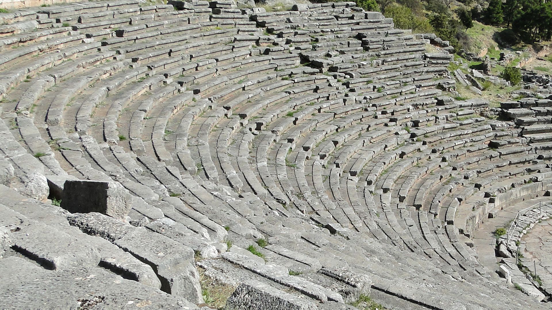 Ancient Greek theatre of Delphi, Greece