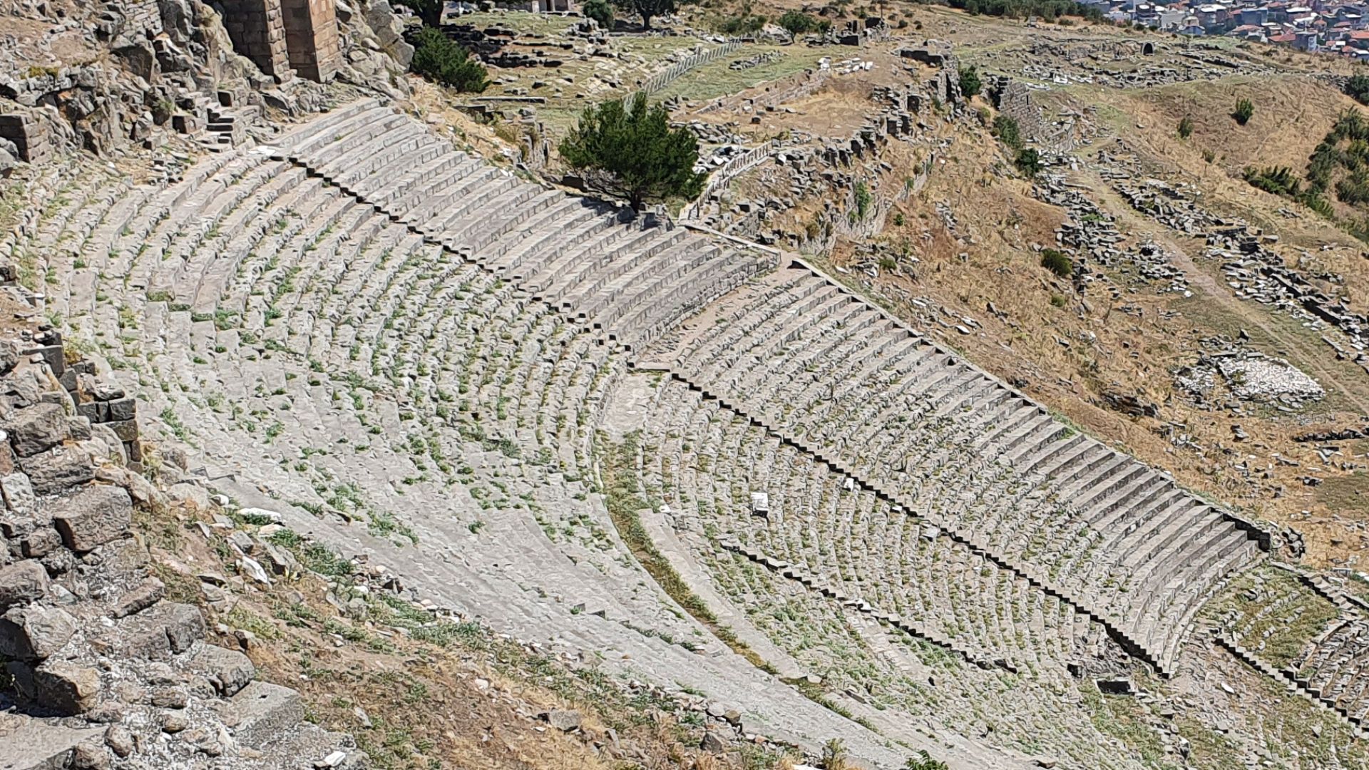 Acropolis amphitheatre of Pergamon in 2020