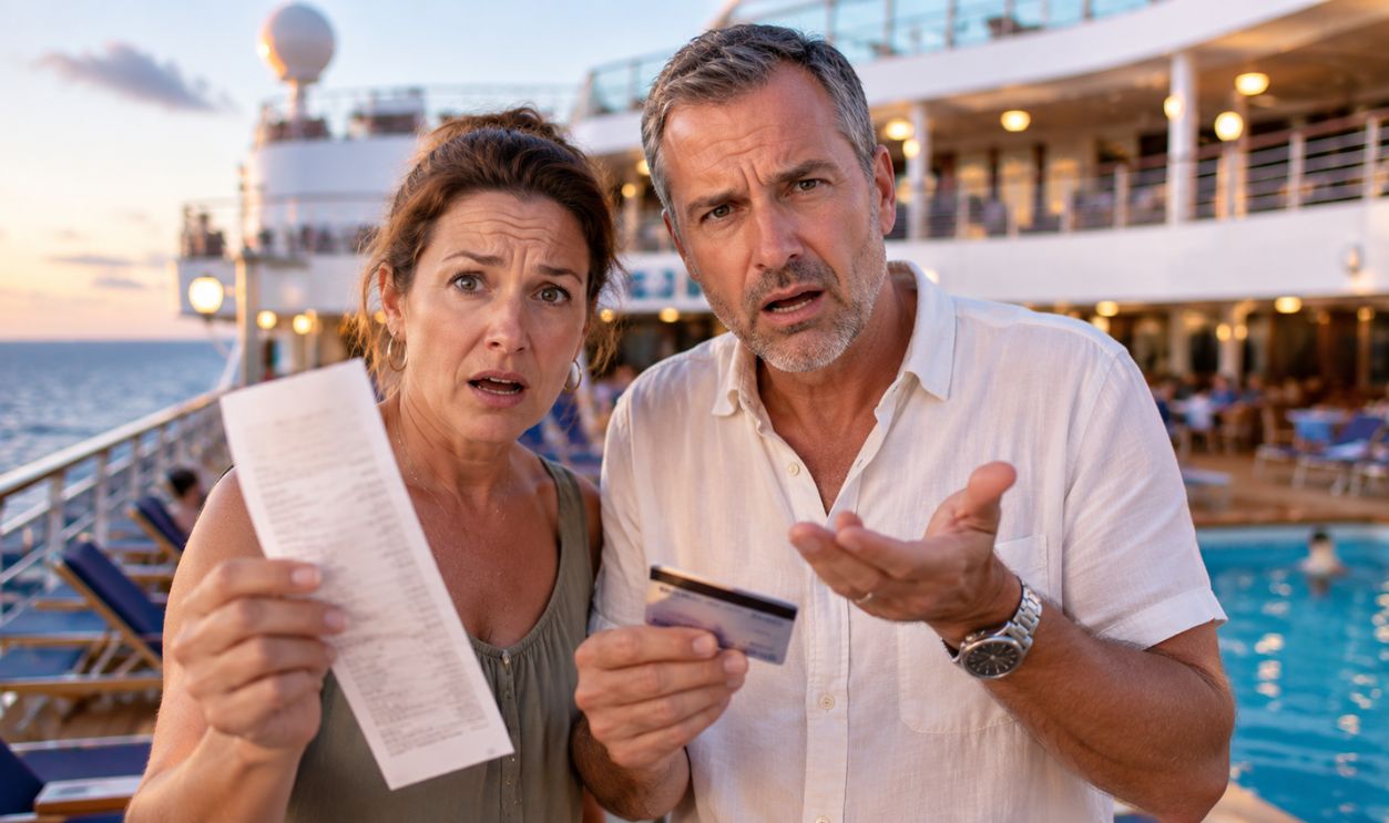 Cruise surprise at golden hour