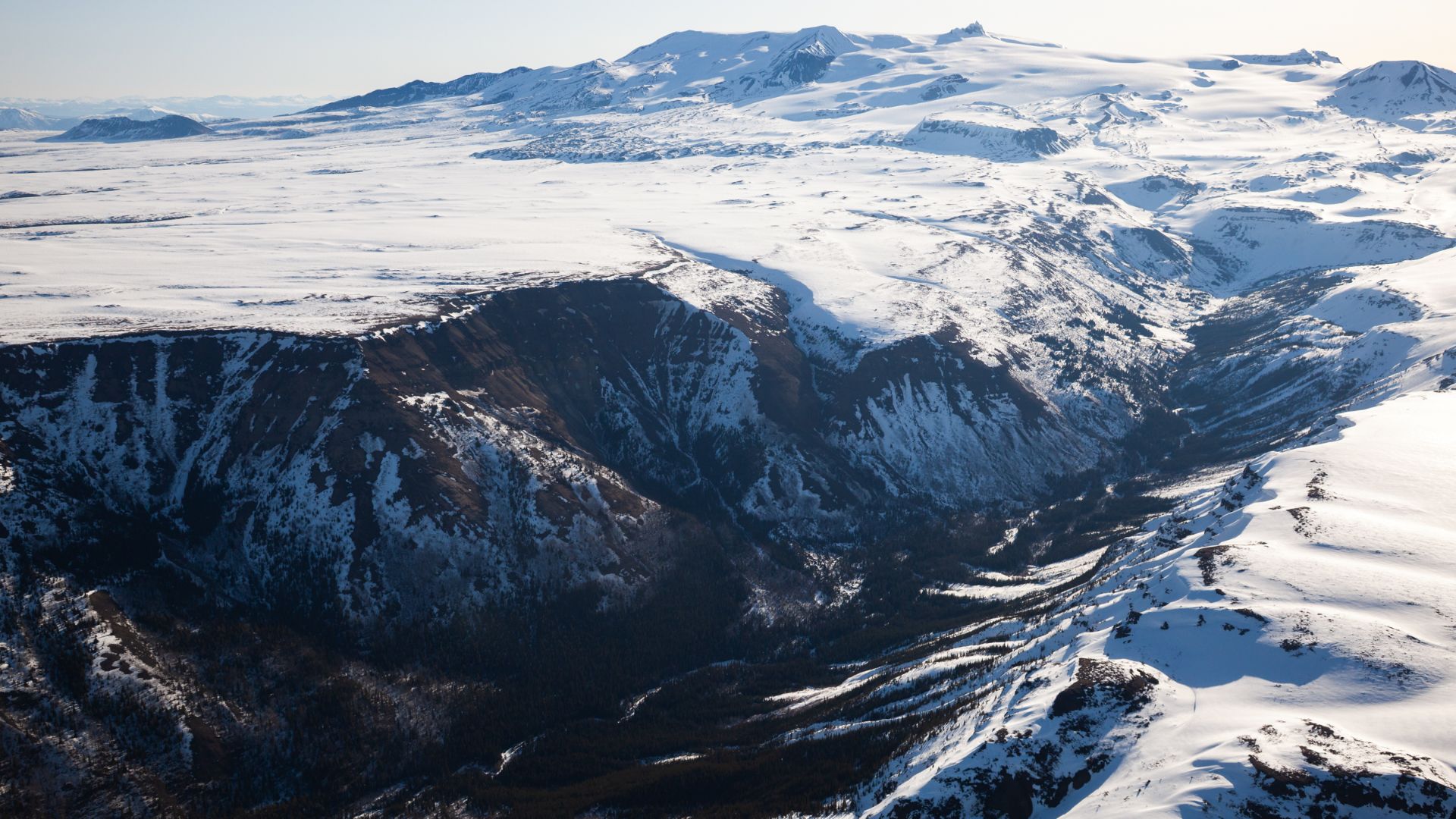 Mount Edziza volcano, northern British Columbia