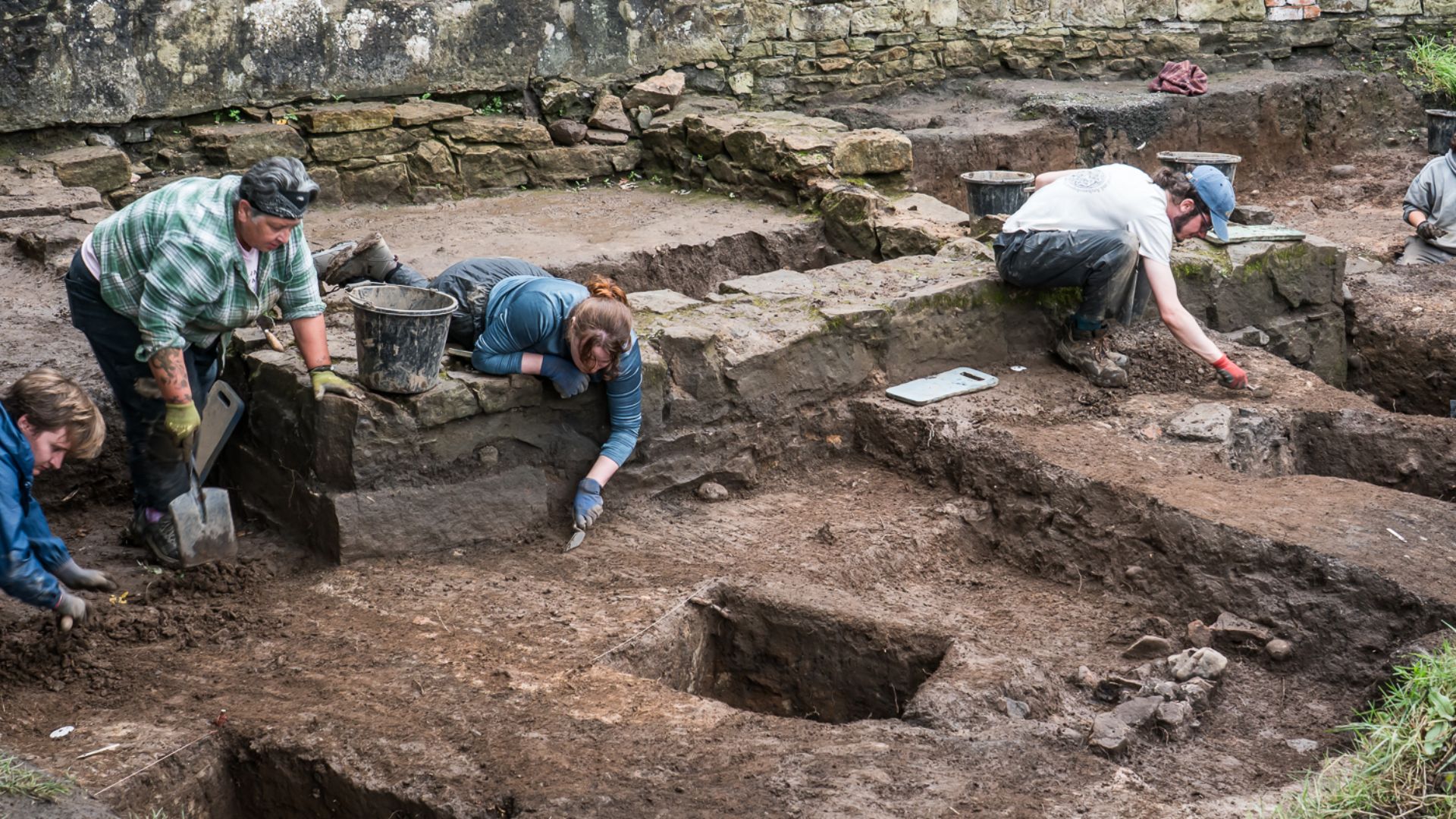 Archeological Dig, Govan Churchyard