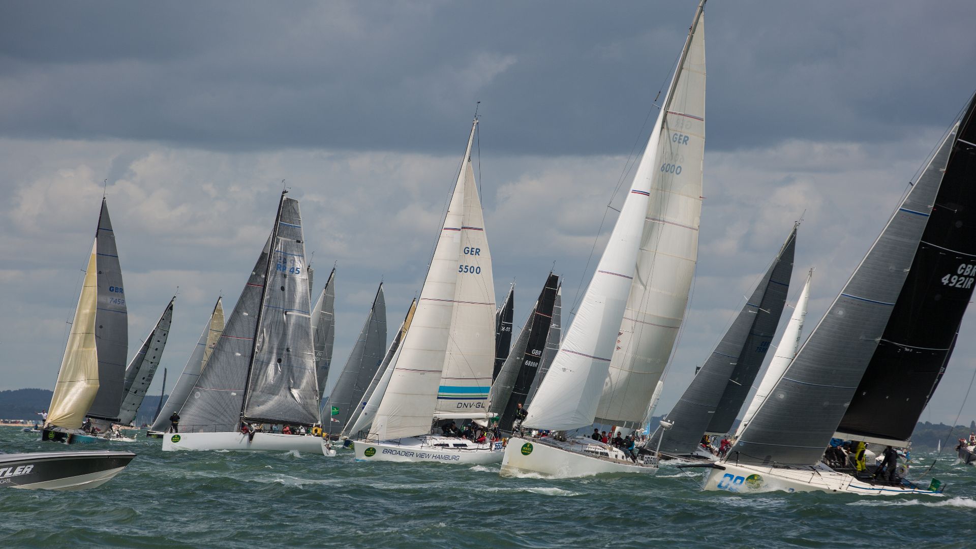 Fastnet weekend 2017-234

Yachts seen racing int he Solent off Cowes, Isle of Wight for the Fastnet 2017 race, held at the end of Cowes Week 2017.