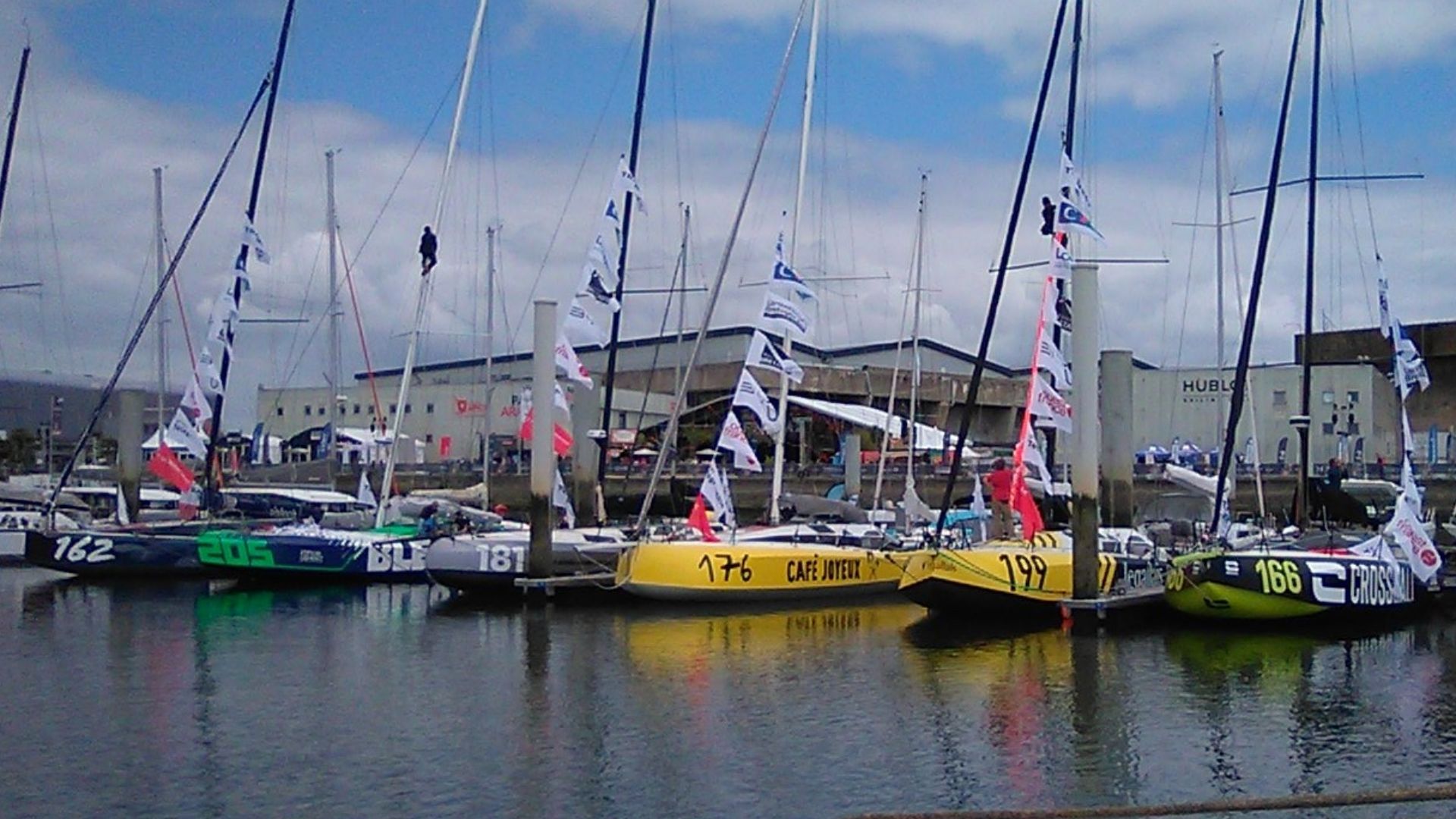 Les Class40 à Lorient, trois jours avant le départ de The Transat CIC 2024.