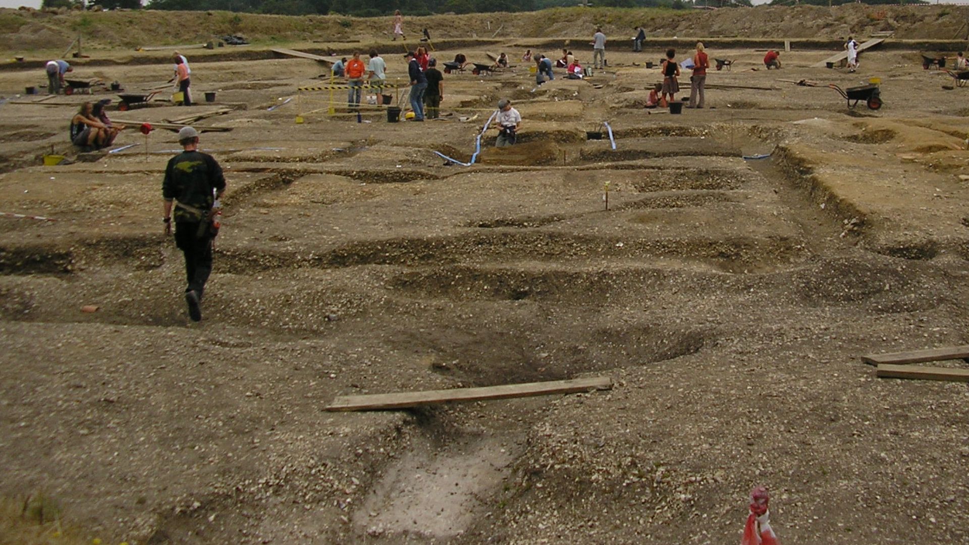 Excavations at Silchester Roman Town. Self-made, taken July '05.