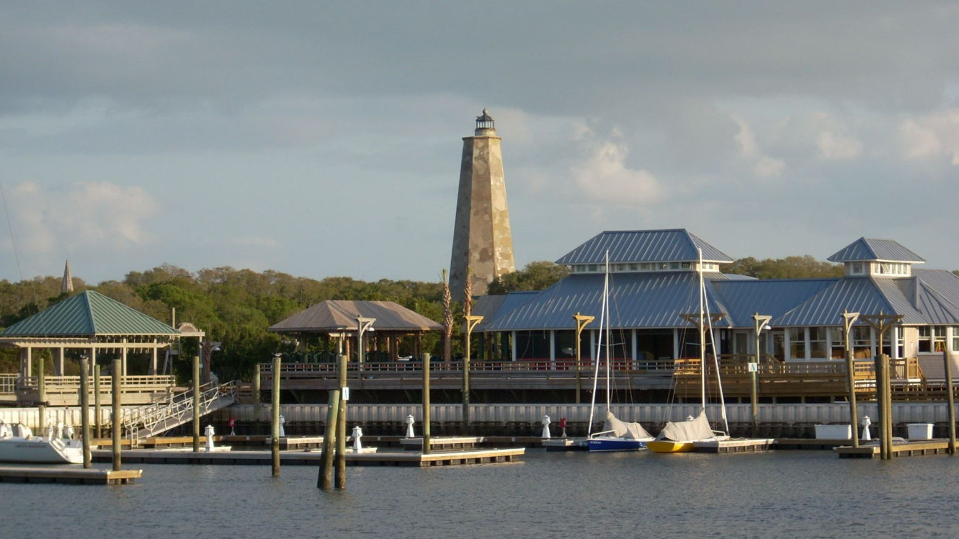 Bald Head Island, North Carolina, marina with