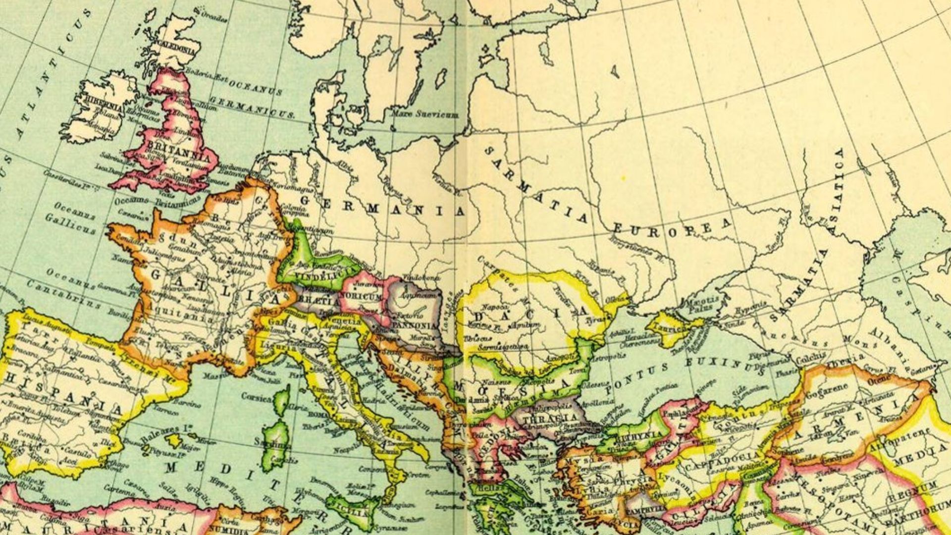 The Roman Empire at its greatest extent