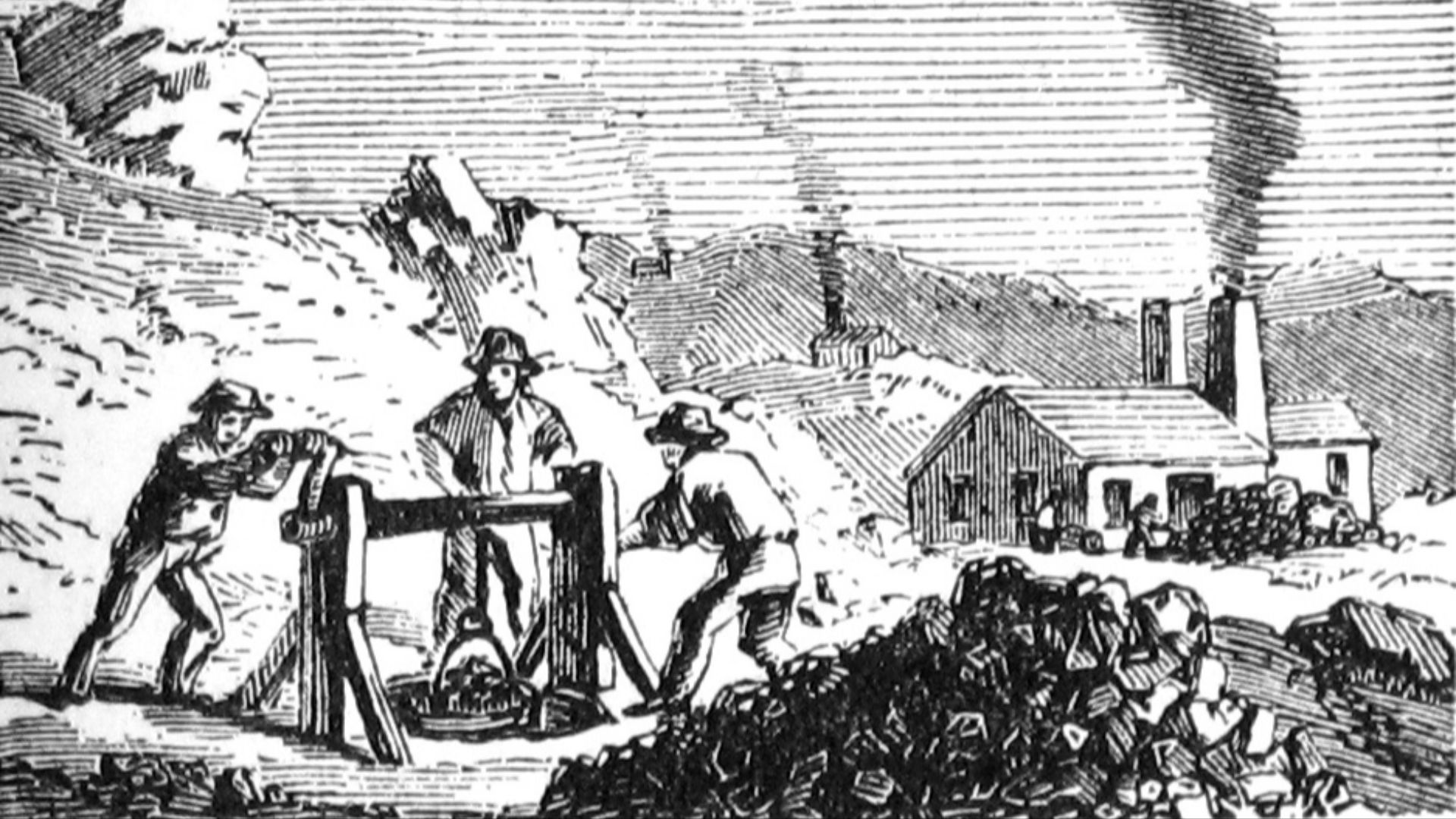 Lead mining, upper Mississippi River.