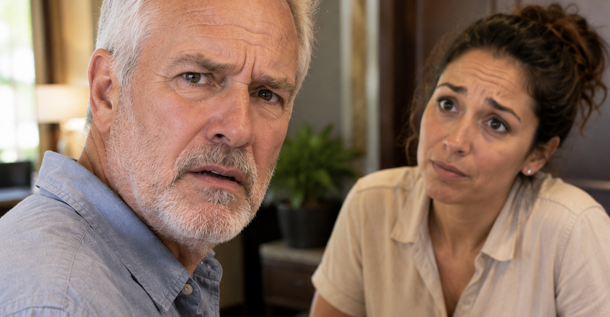 Confused older man