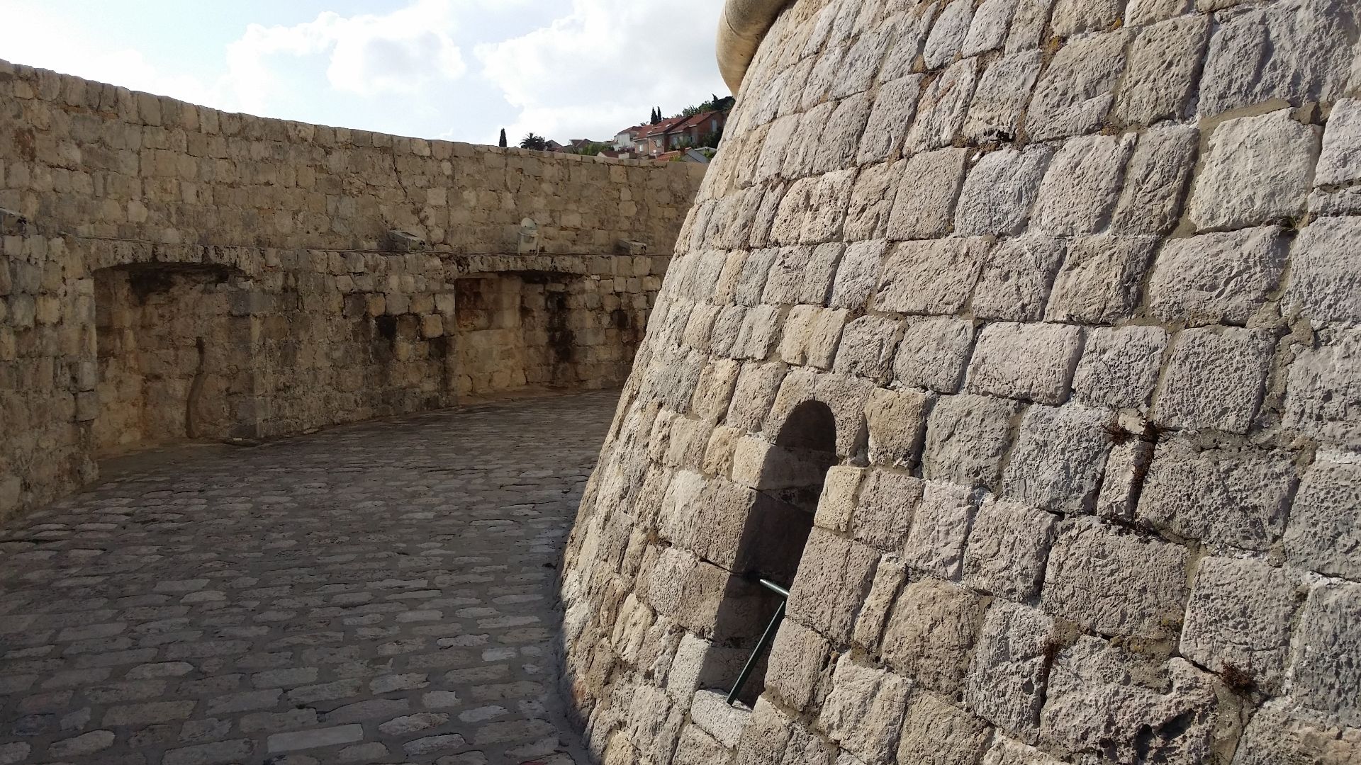 The Minceta Tower in Dubrovnik, Croatia where Daenerys enters the House of the Undying in Game of Thrones.