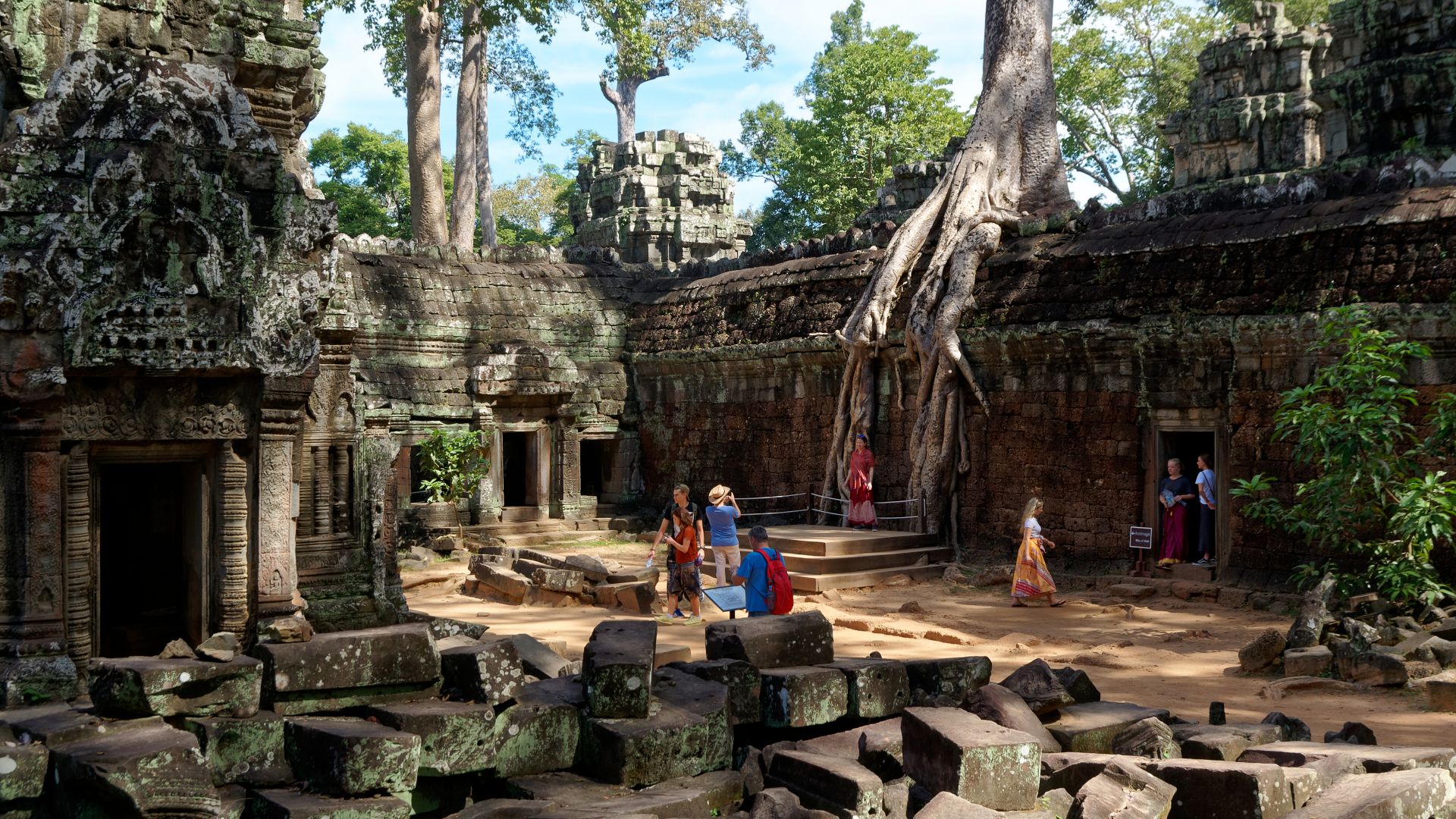 Ta Prohm Temple, Angkor Archaeological Park, Cambodia