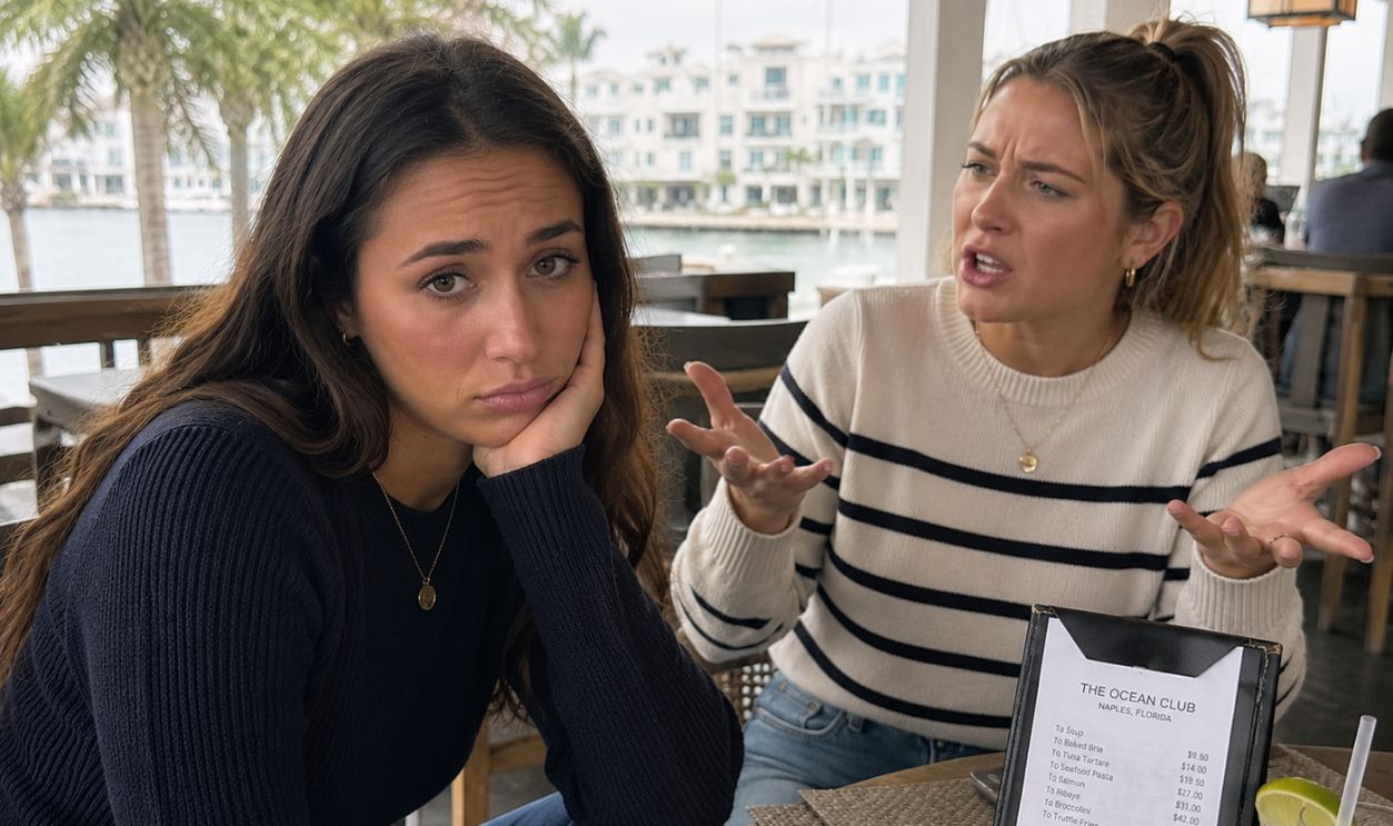 Two friends arguing