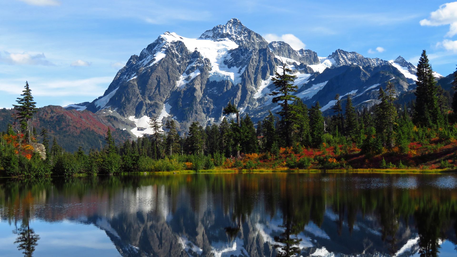Mount Shuksan and Picture Lake at North Cascades National Park in Washington in The Pacific Northwest | Landscapes in The West by Jeff Hollett