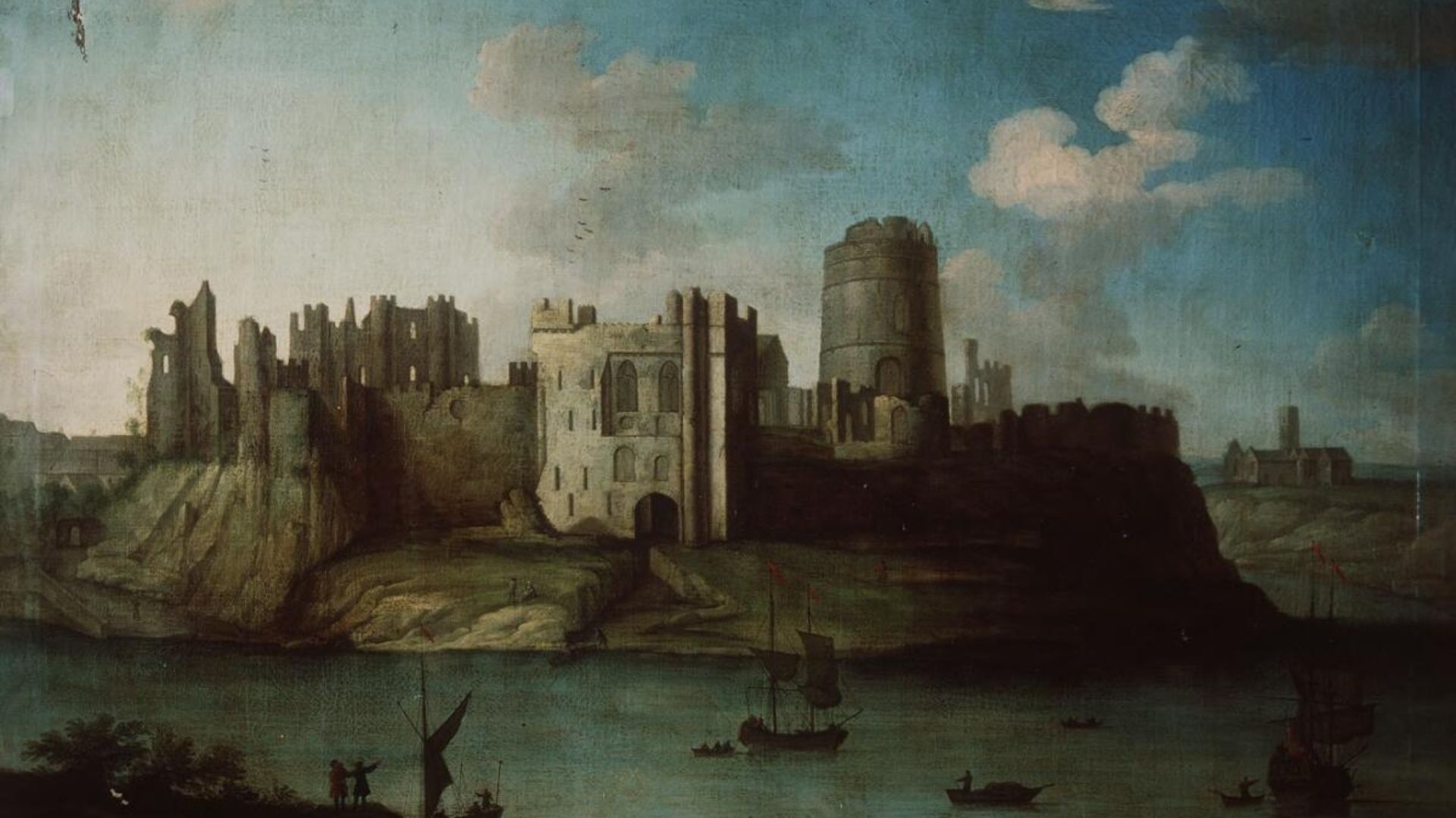 A painting from the Framed Works of Art collection at the National Library of wales.