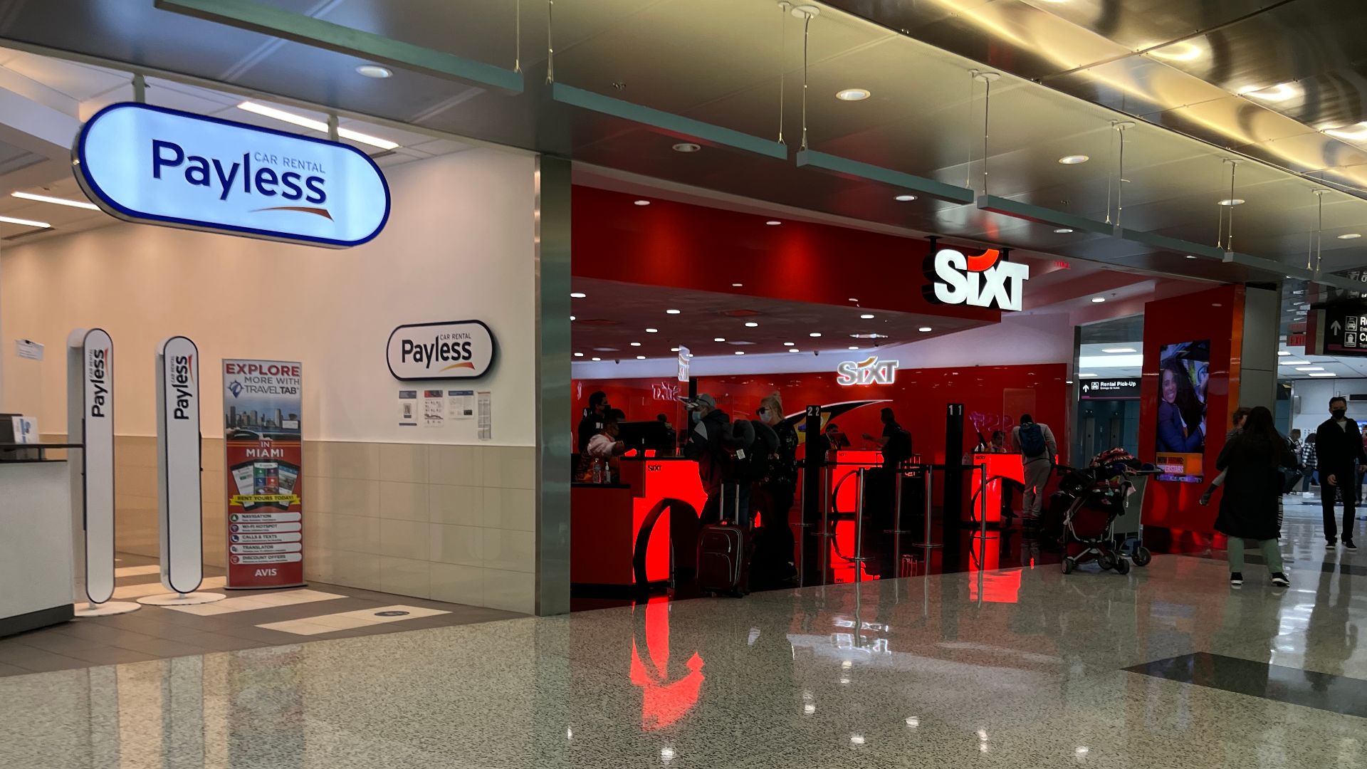 Miami International Airport Rental Car Center, Sixt.