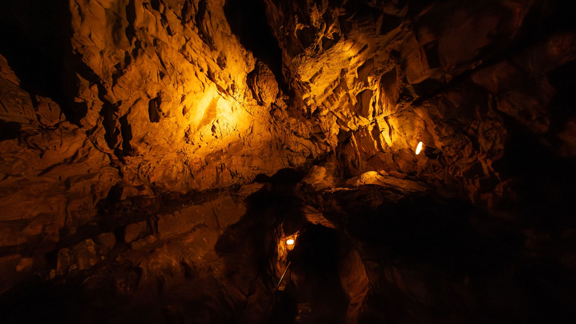 In den Grottes de Goyet bei Namur in Belgien.