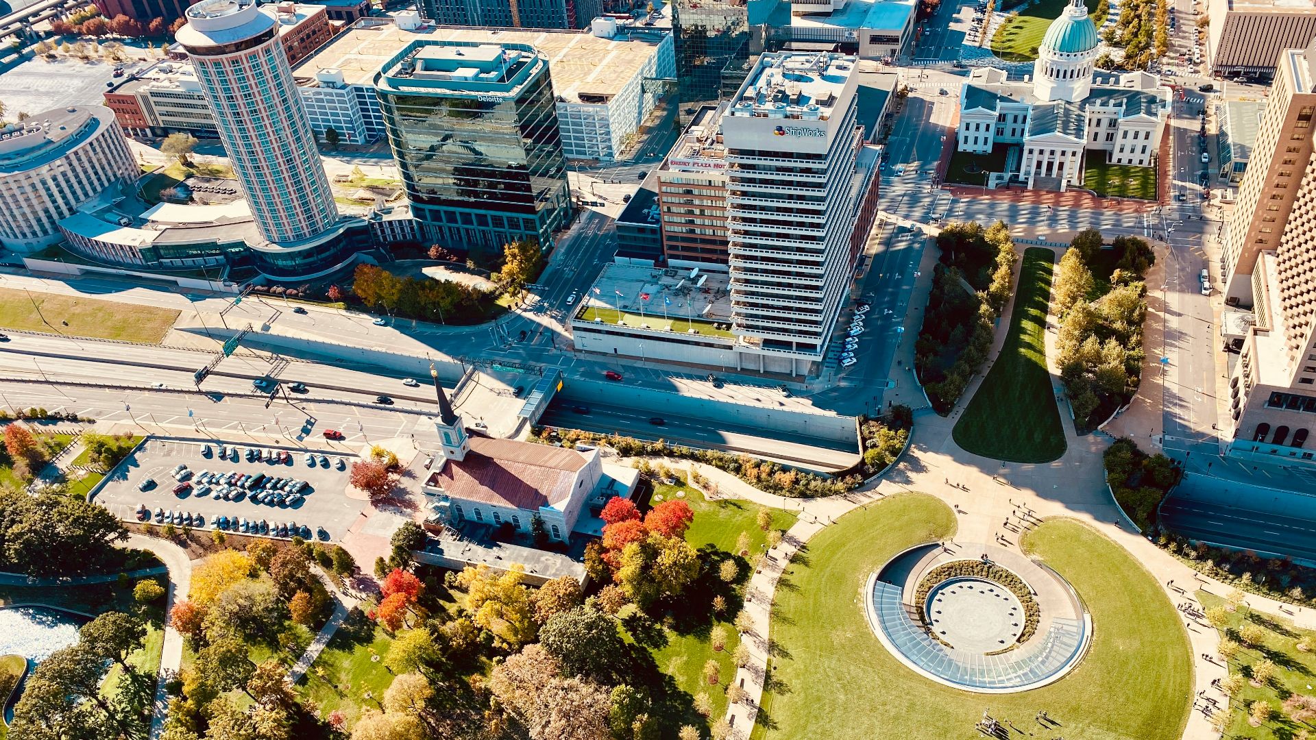 aerial view of city buildings during daytime