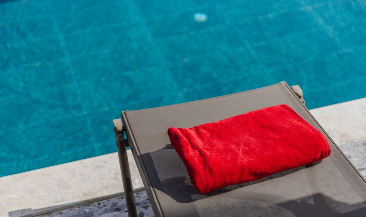 Women In Pool Chair (1)