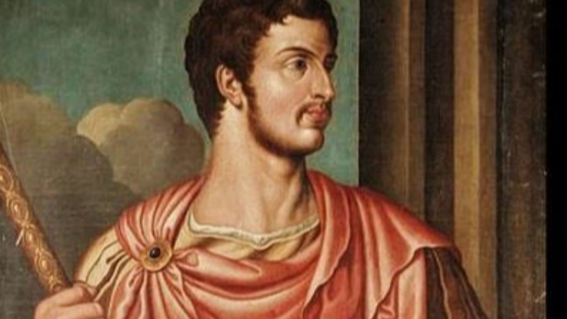 Painting of Augustus and Caesar